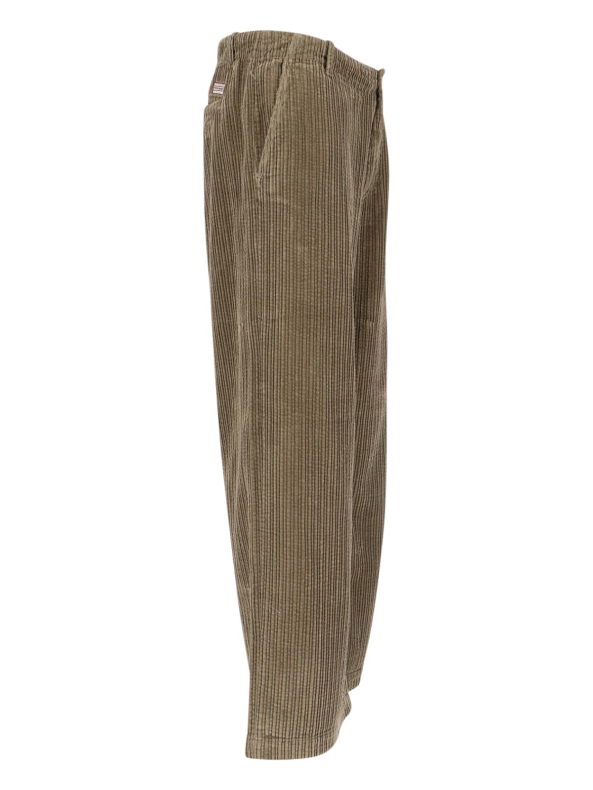 Shop Erl Corduroy Straight Pants In Brown