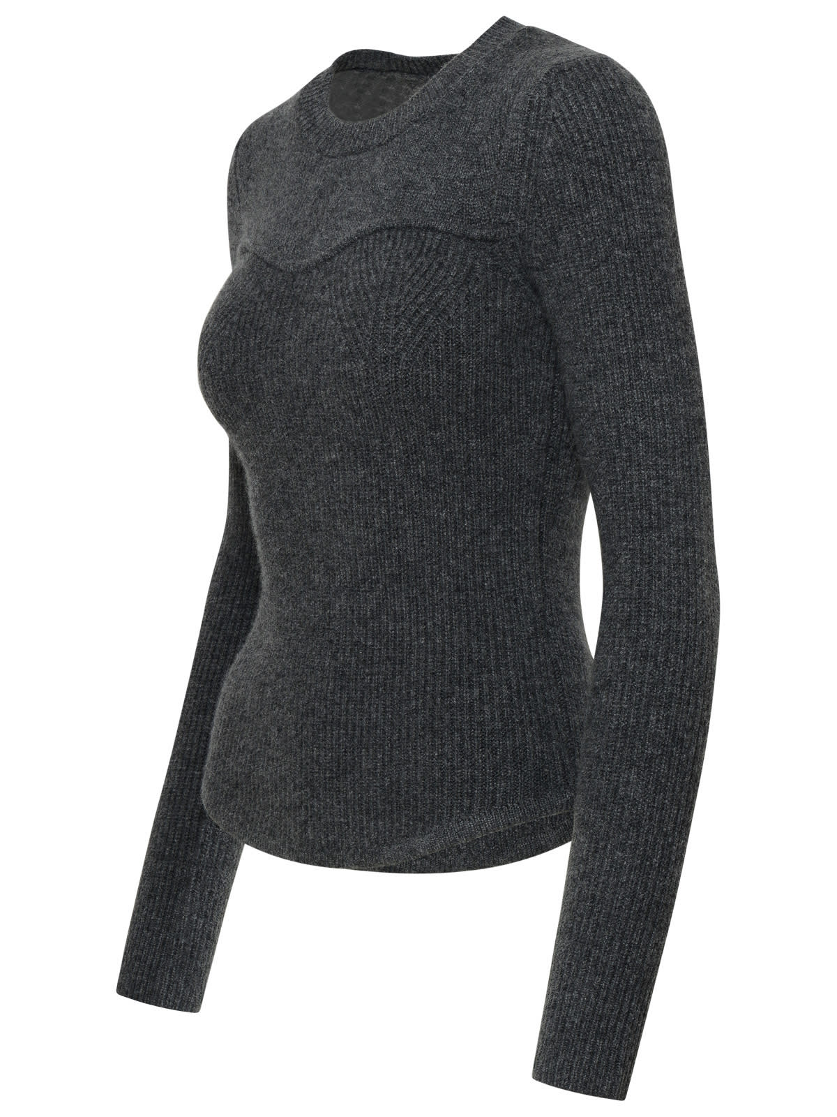 Shop Isabel Marant Brumea Sweater In Grey Cahmere Blend
