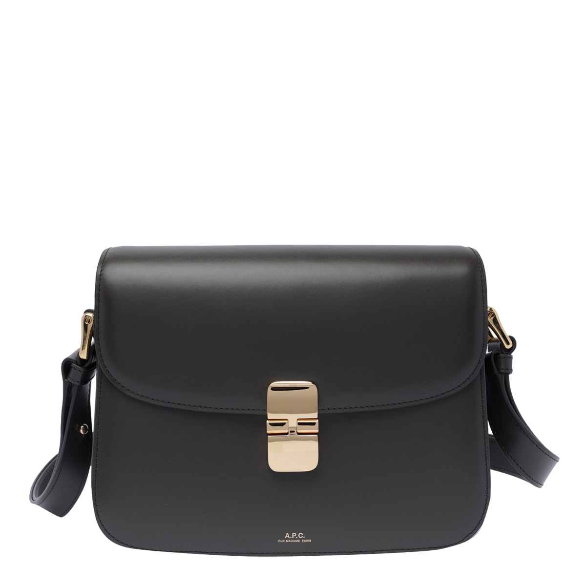 Shop Apc Grace Crossbody Bag In Grey