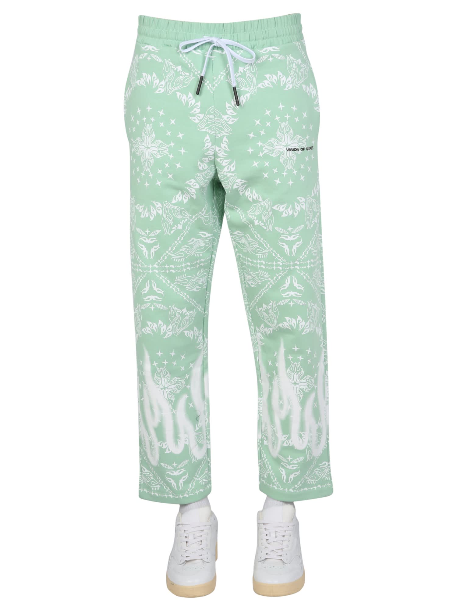 Vision of Super Jogging Pants With Paisley Pattern