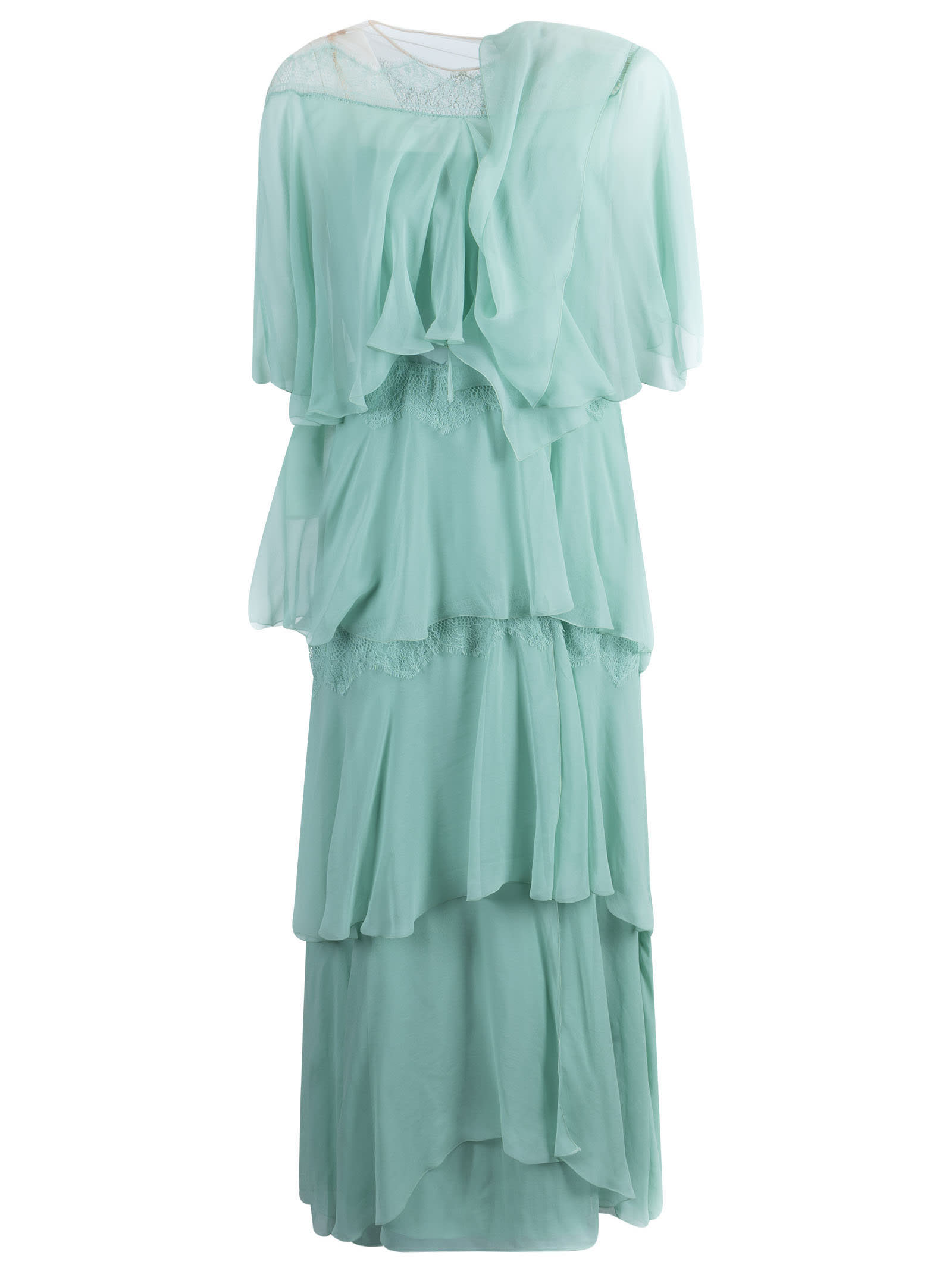 Photo of  Alberta Ferretti Asymmetric Dress- shop Alberta Ferretti Dresses online sales