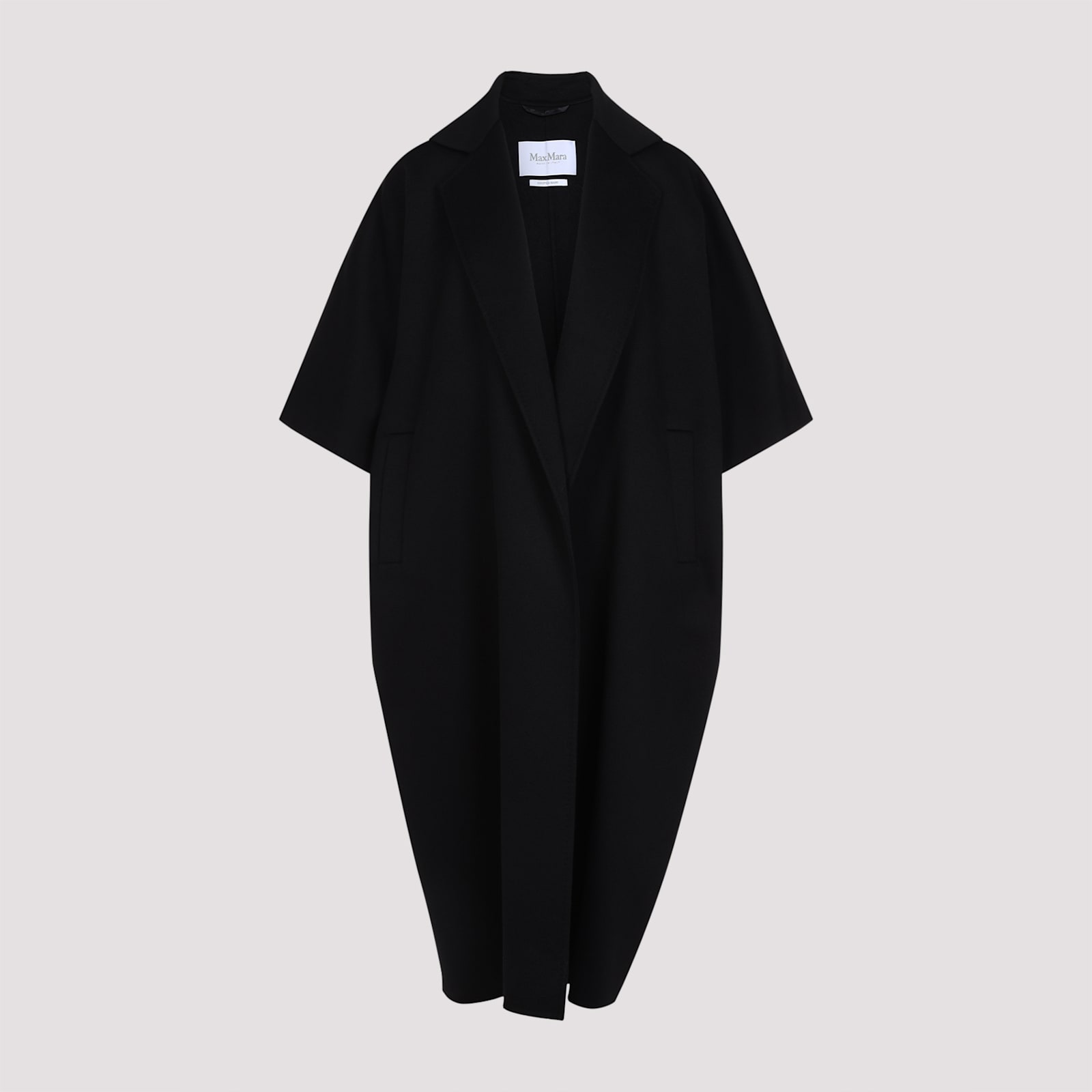 Shop Max Mara Gitano Ss Coat In Nero