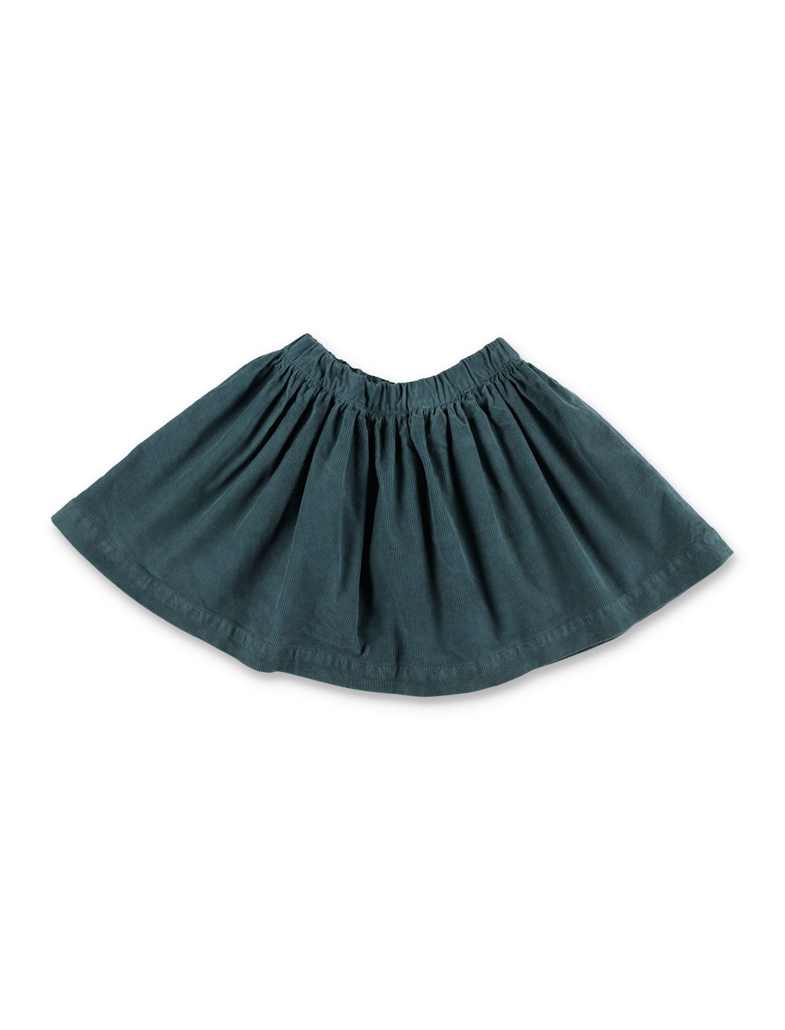 Bonpoint Kid - Suzon Corduroy Skirt Organic Cotton In Green