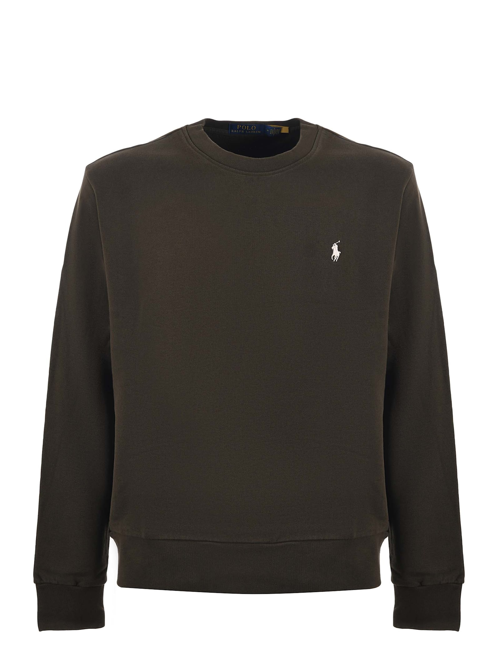 Shop Polo Ralph Lauren Sweatshirt In Brown