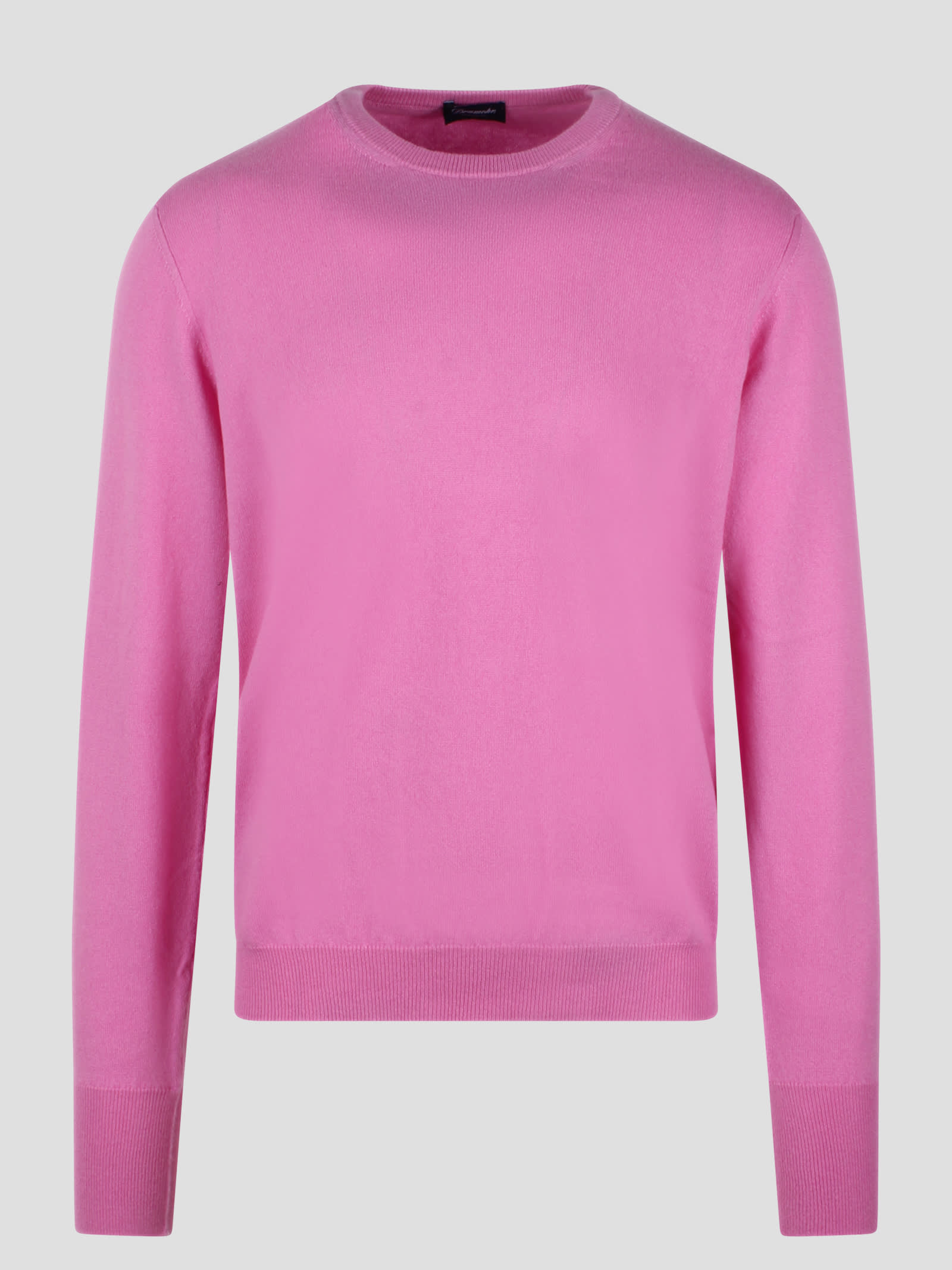 Shop Drumohr Roundneck Sweater In Pink & Purple