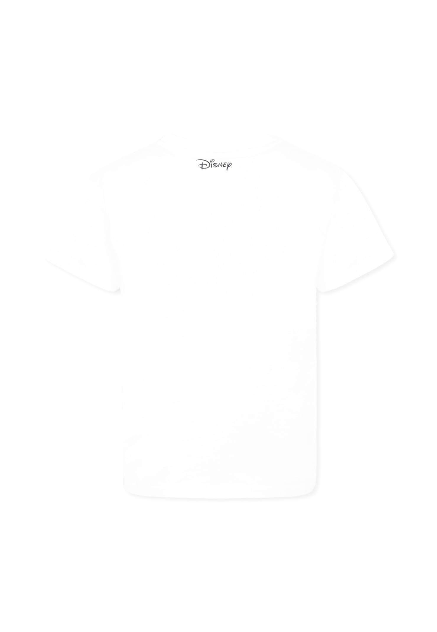 Mc2 Saint Barth White T-shirt For Girl With Minnie In White