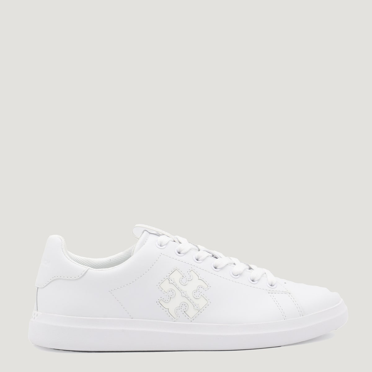 Shop Tory Burch White Leather Howell Sneakers