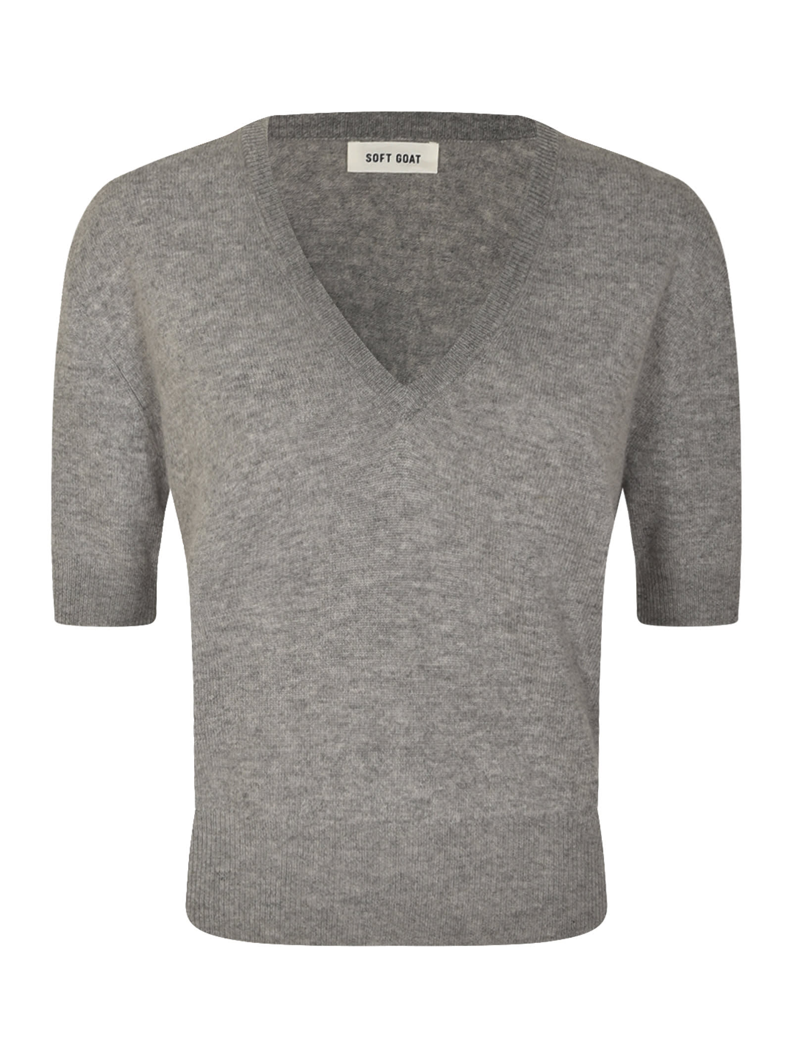 V-neck Short-sleeved Jumper