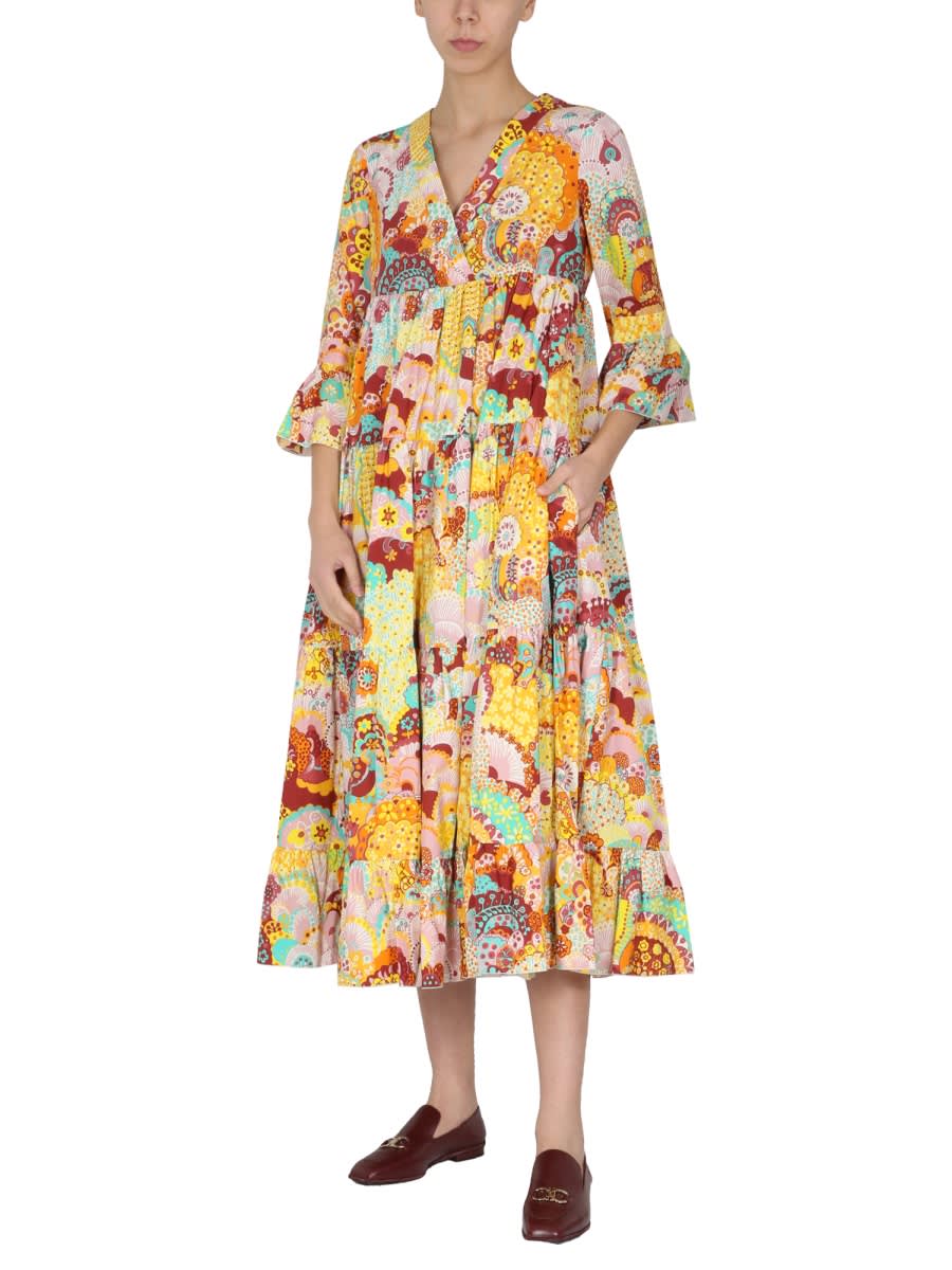 Shop La Doublej Jennifer Jane Dress In Multicolour