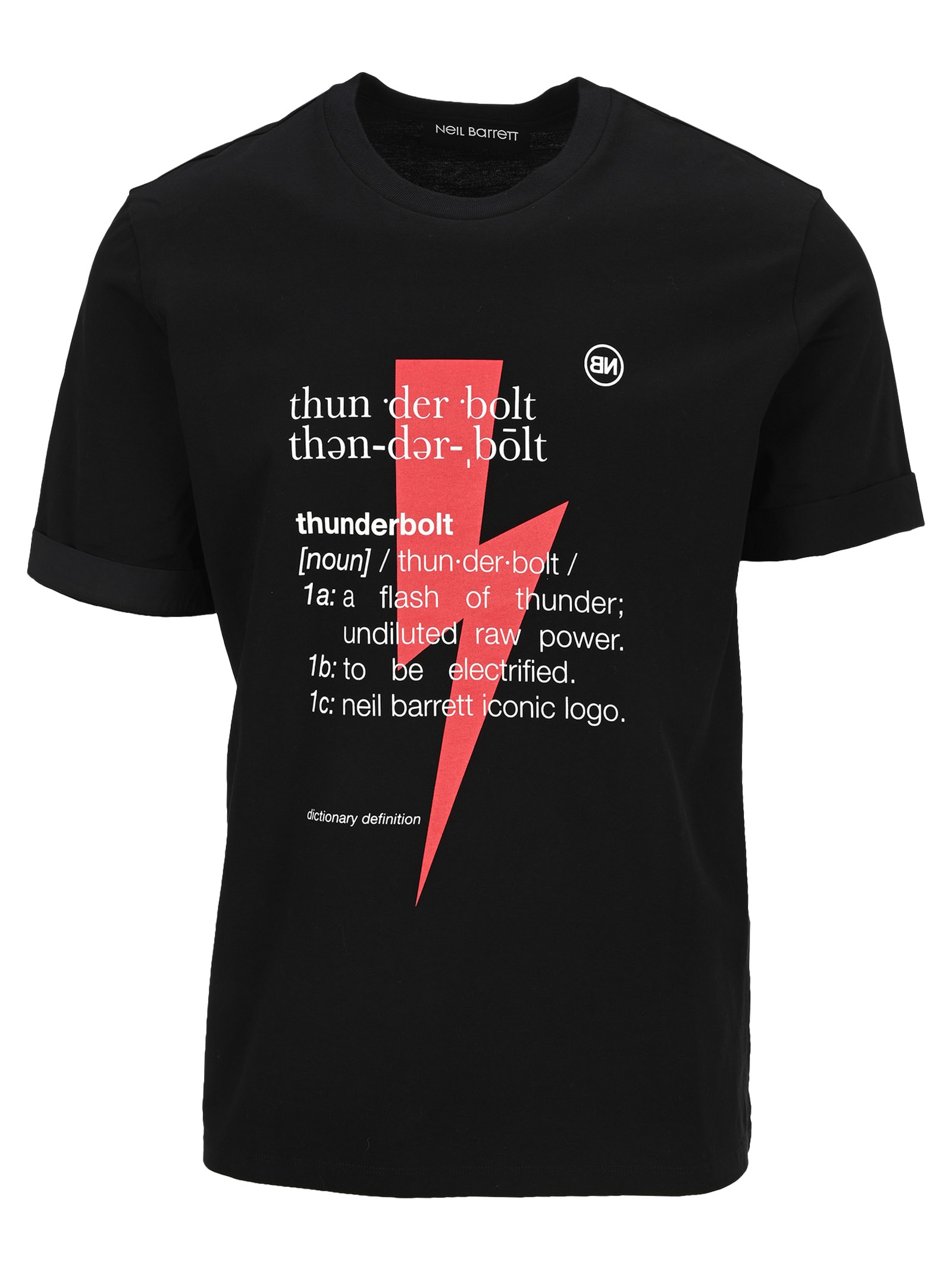 Neil Barrett Thunderbolt Definition T-shirt