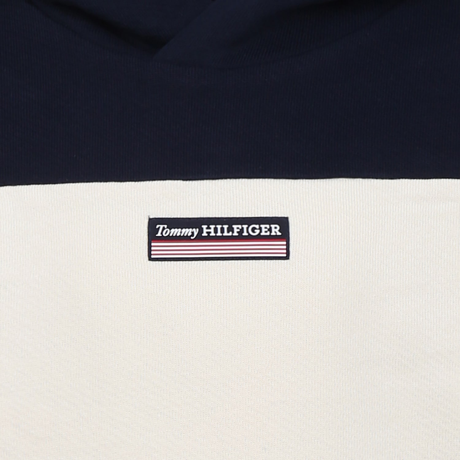 Shop Tommy Hilfiger Ivory Sweatshirt For Boy With Logo In Multicolor