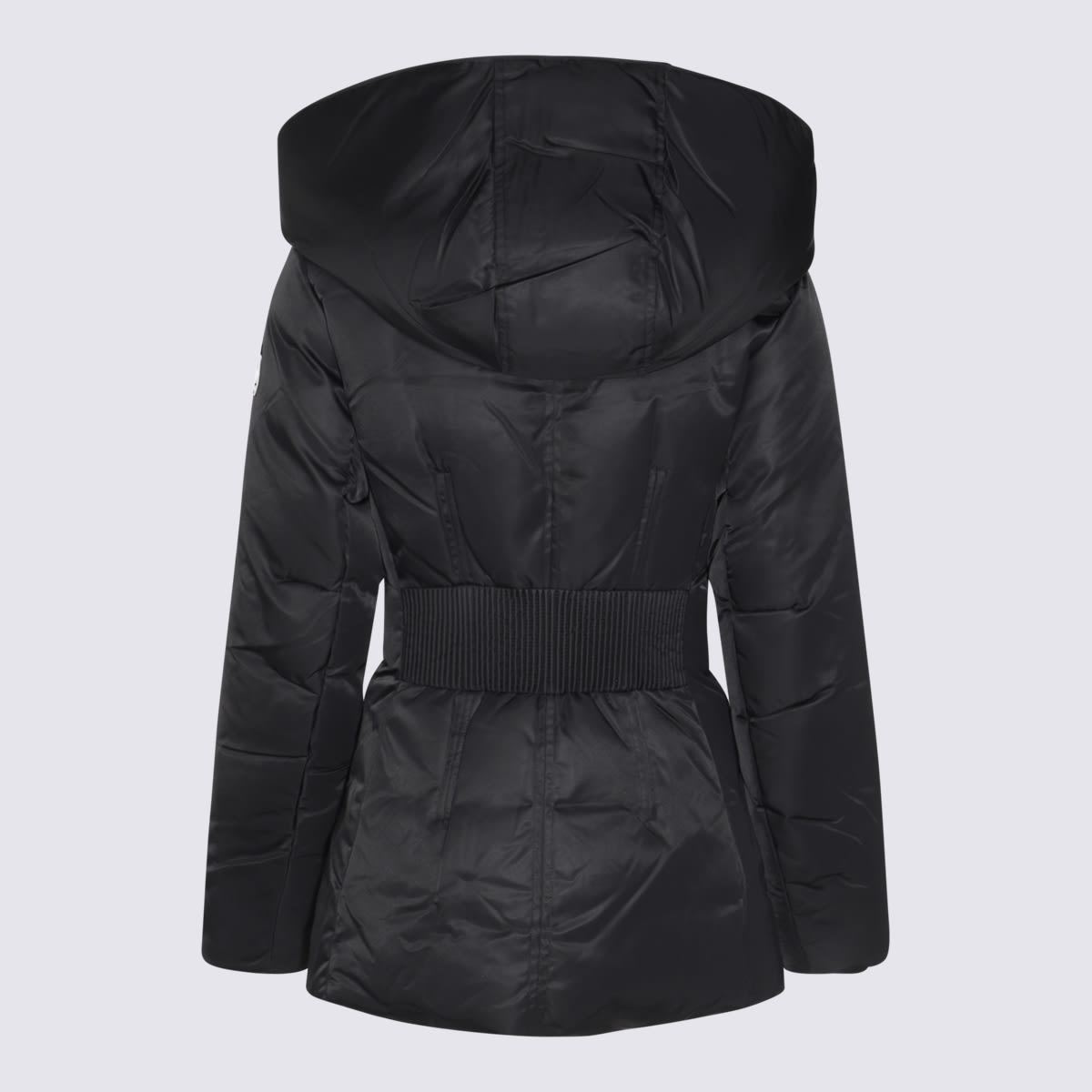 Shop Mackage Black Nylon Down Jacket