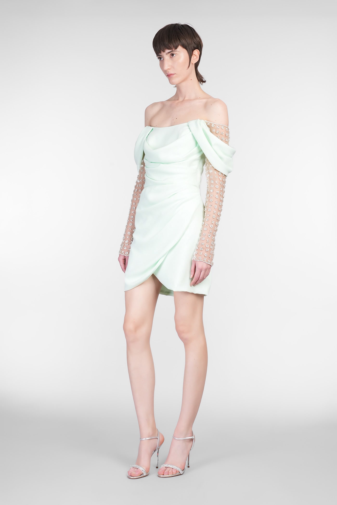 Costarellos Nandi In Green Polyester In Multi