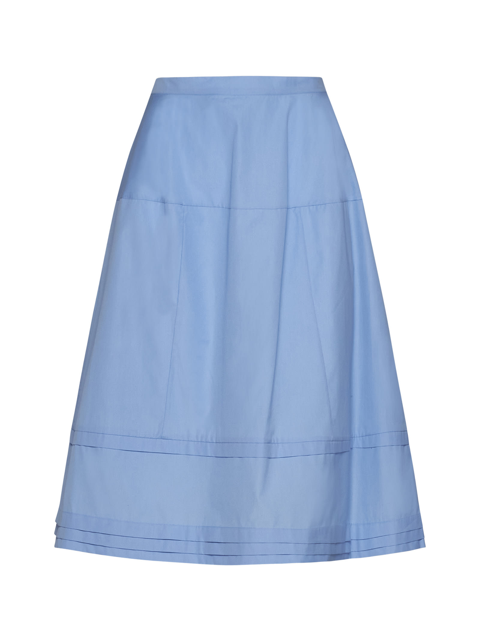 Shop Marni Skirt In Iris Blue