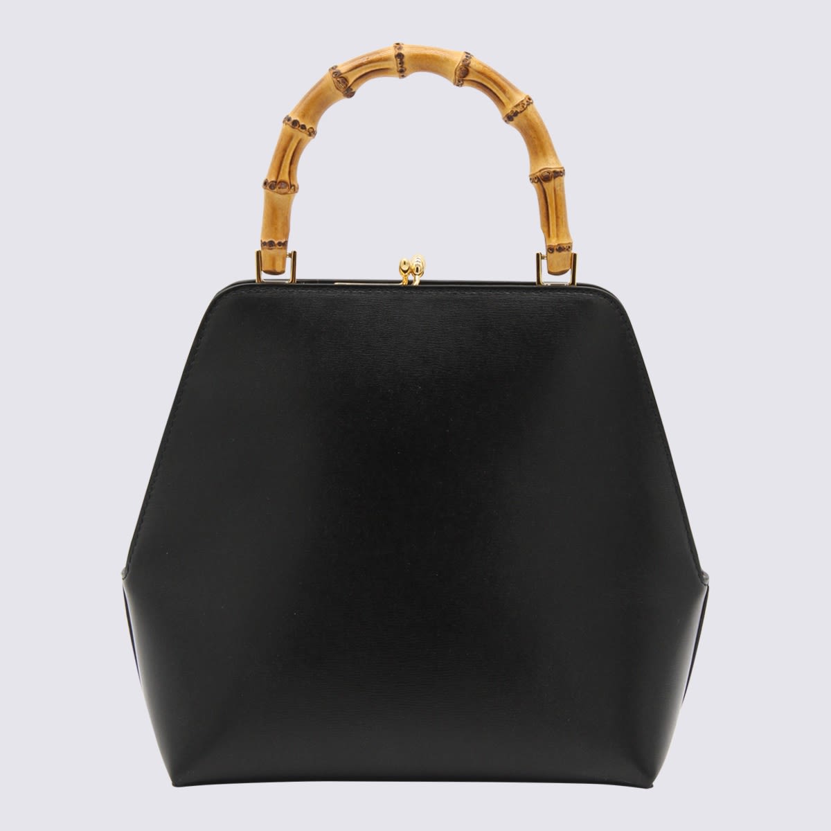 Shop Jil Sander Black Leather Shoulder Bag