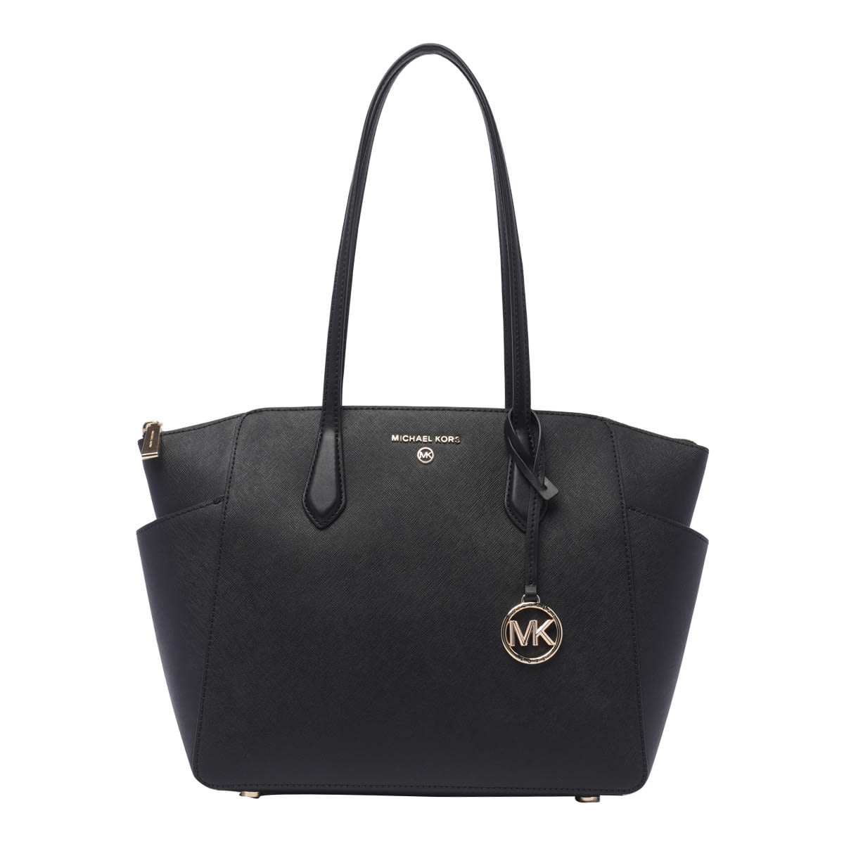 Shop Michael Kors Marilyn Shoulder Bag In Black