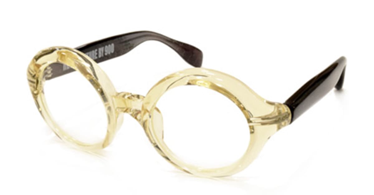 Rf 013 - Champagne / Black Rx Glasses