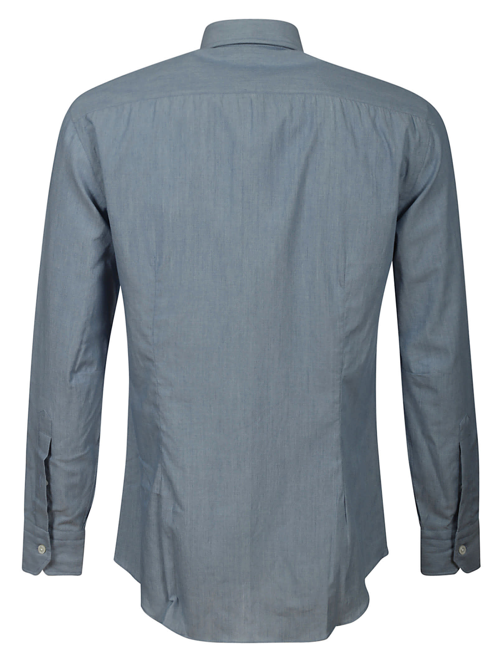 Shop Salvatore Piccolo Shirt In Light Blue