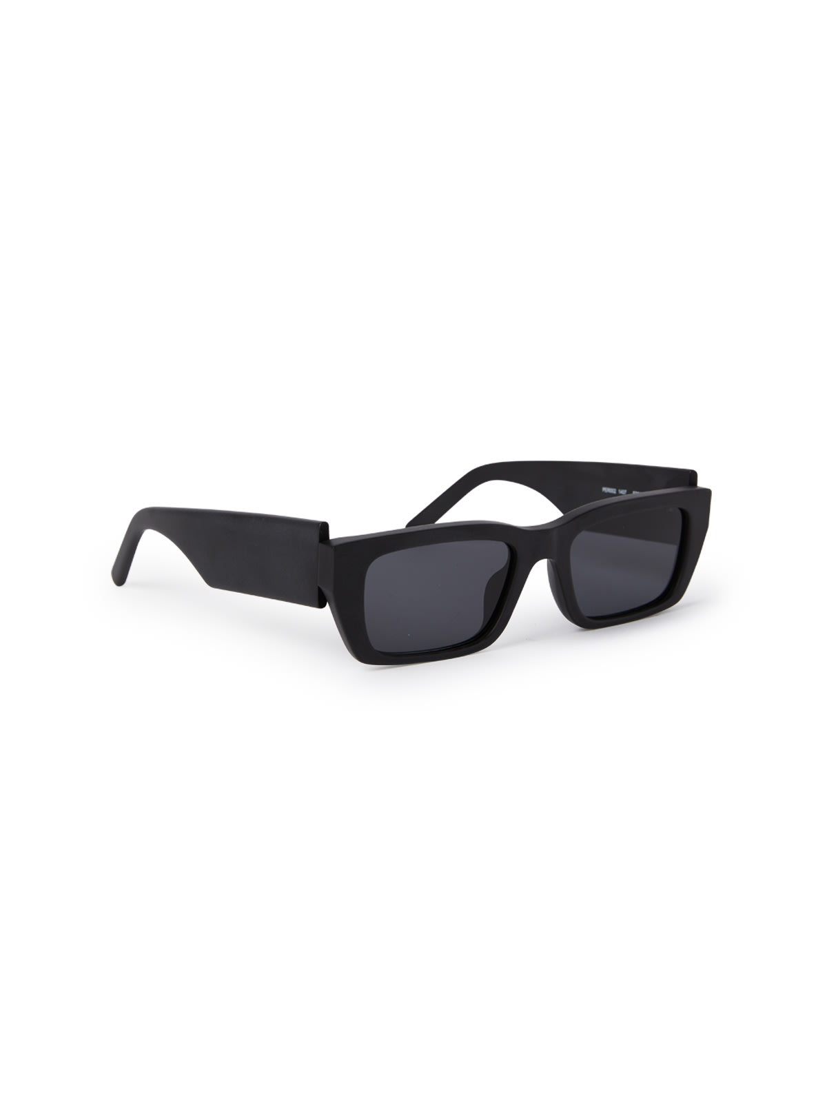 Shop Palm Angels Peri002 Palm Sunglasses In Matt Black