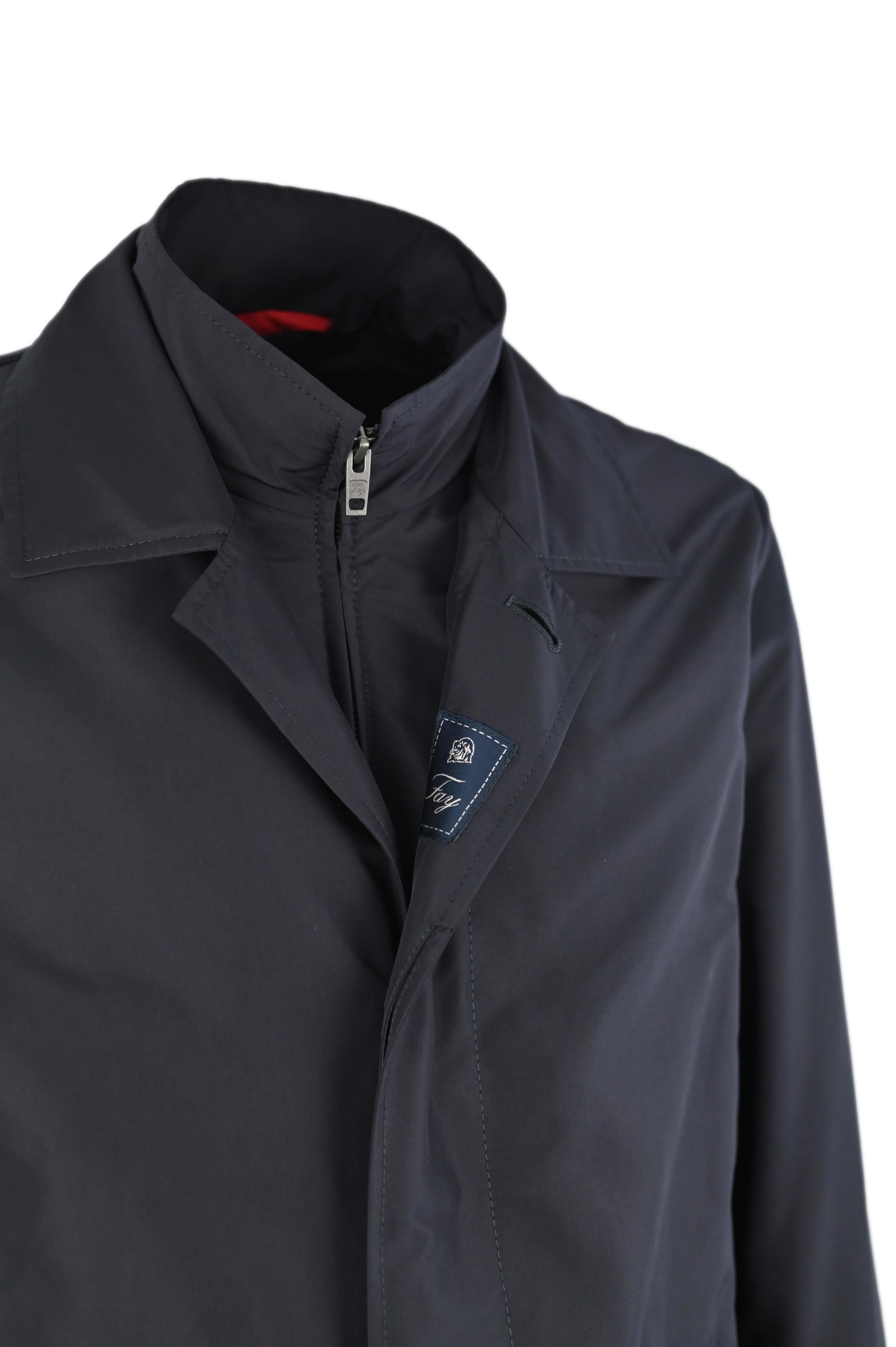 Shop Fay Waterproof Morning Coat In Blu