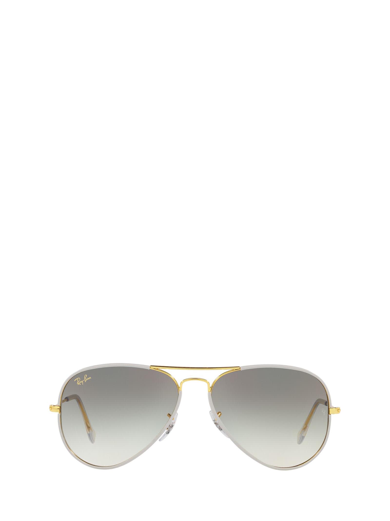 Ray Ban Rb3025jm Grey On Legend Gold Sunglasses