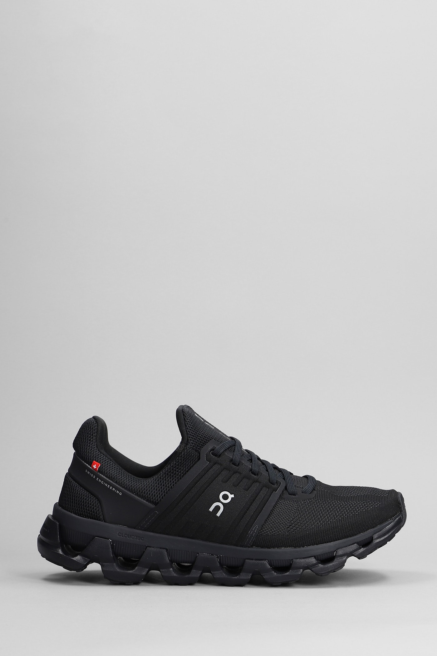 ON CLODSWIFT 3 AD SNEAKERS IN BLACK POLYESTER
