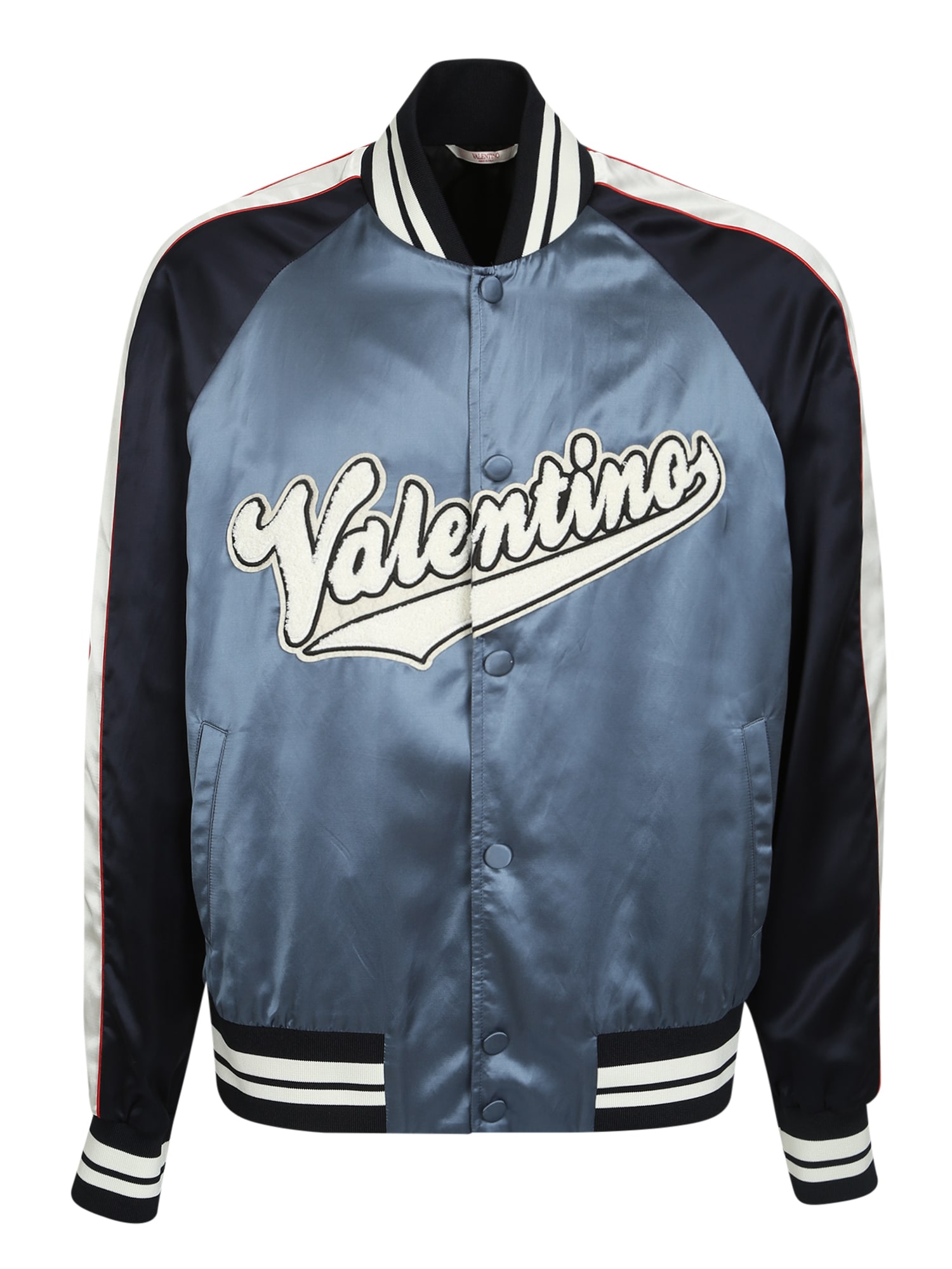 Valentino Logo-patch Bomber Jacket