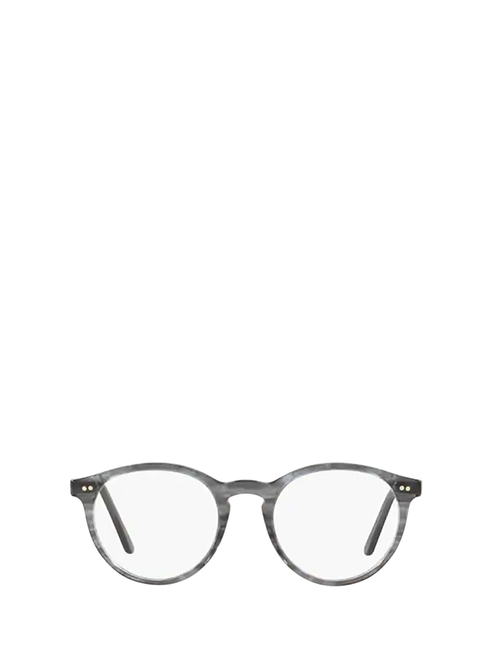 Ph2083 Shiny Striped Grey Glasses