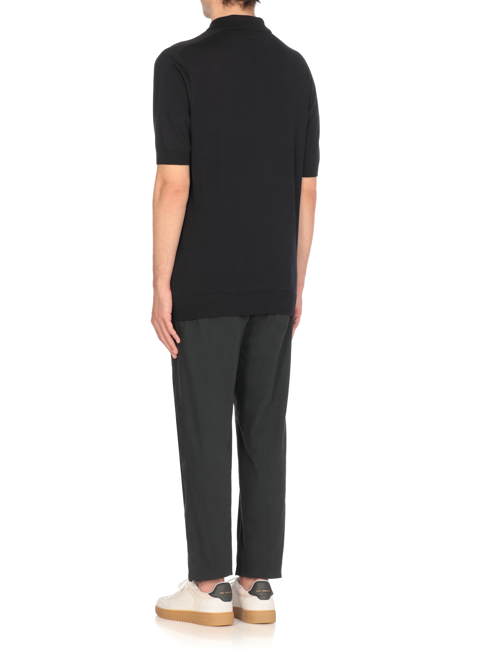 Peserico Cotton And Silk Polo Shirt