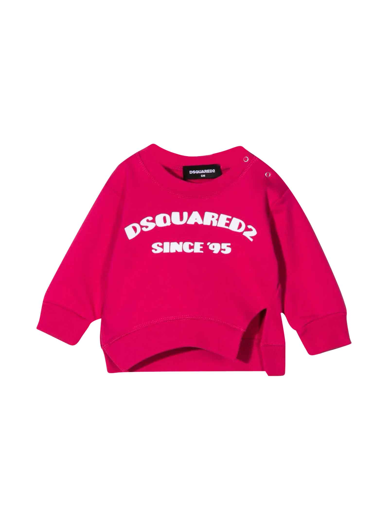Dsquared2 Pink Sweatshirt Baby Girl