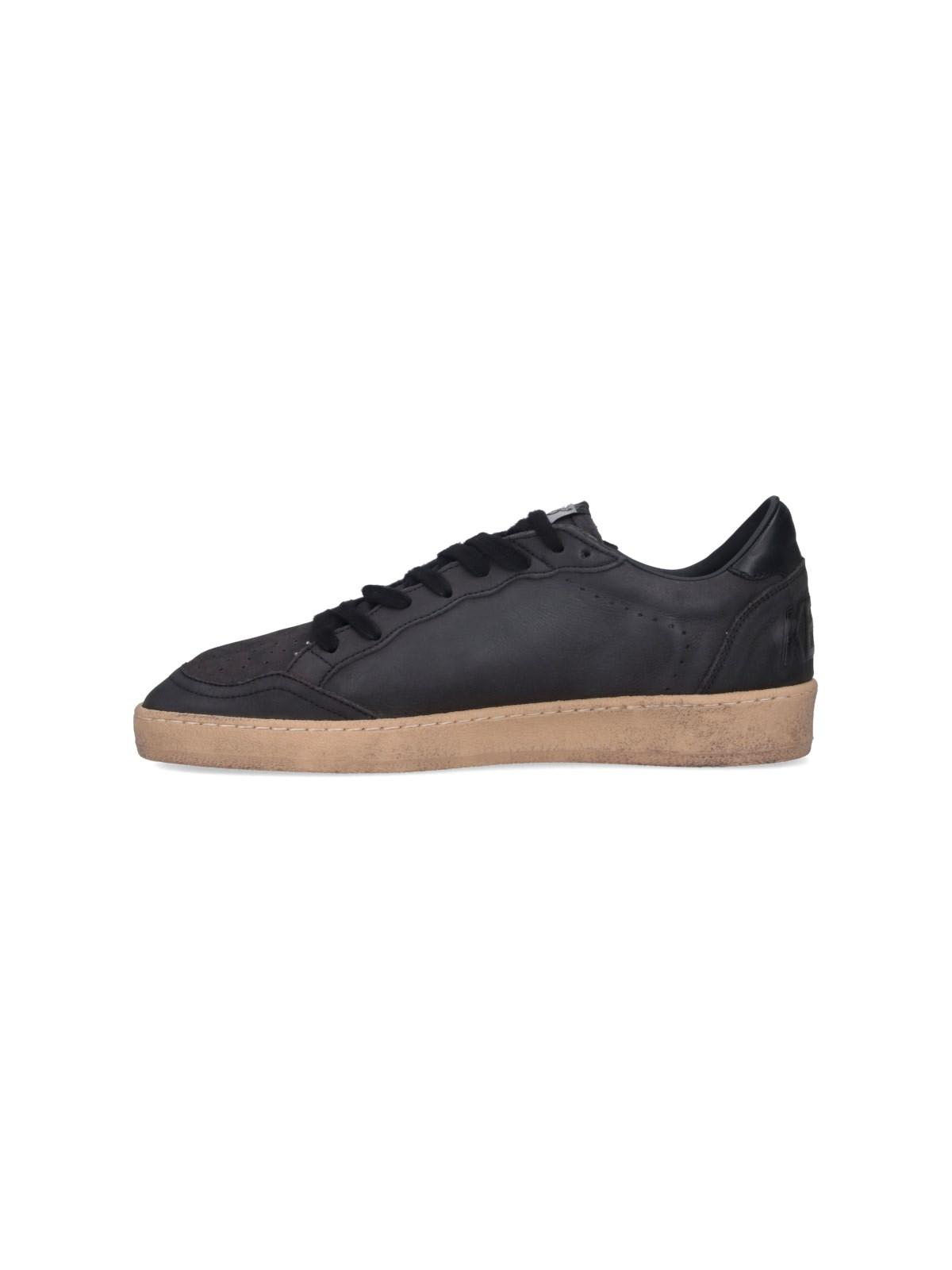 Shop Golden Goose Ball Star Sneakers In Grigio Scuro