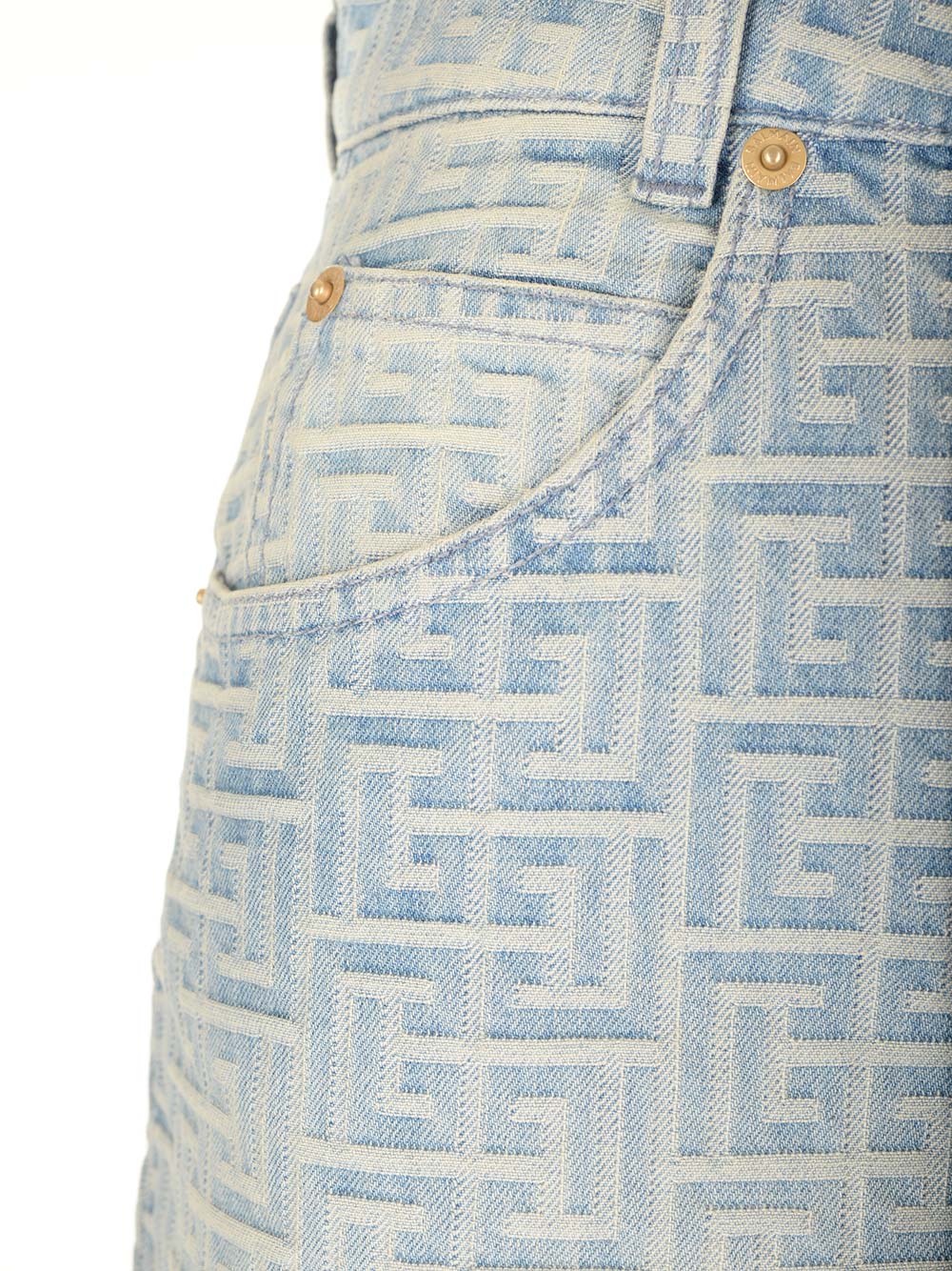 BALMAIN HIGH-WAISTED SHORTS