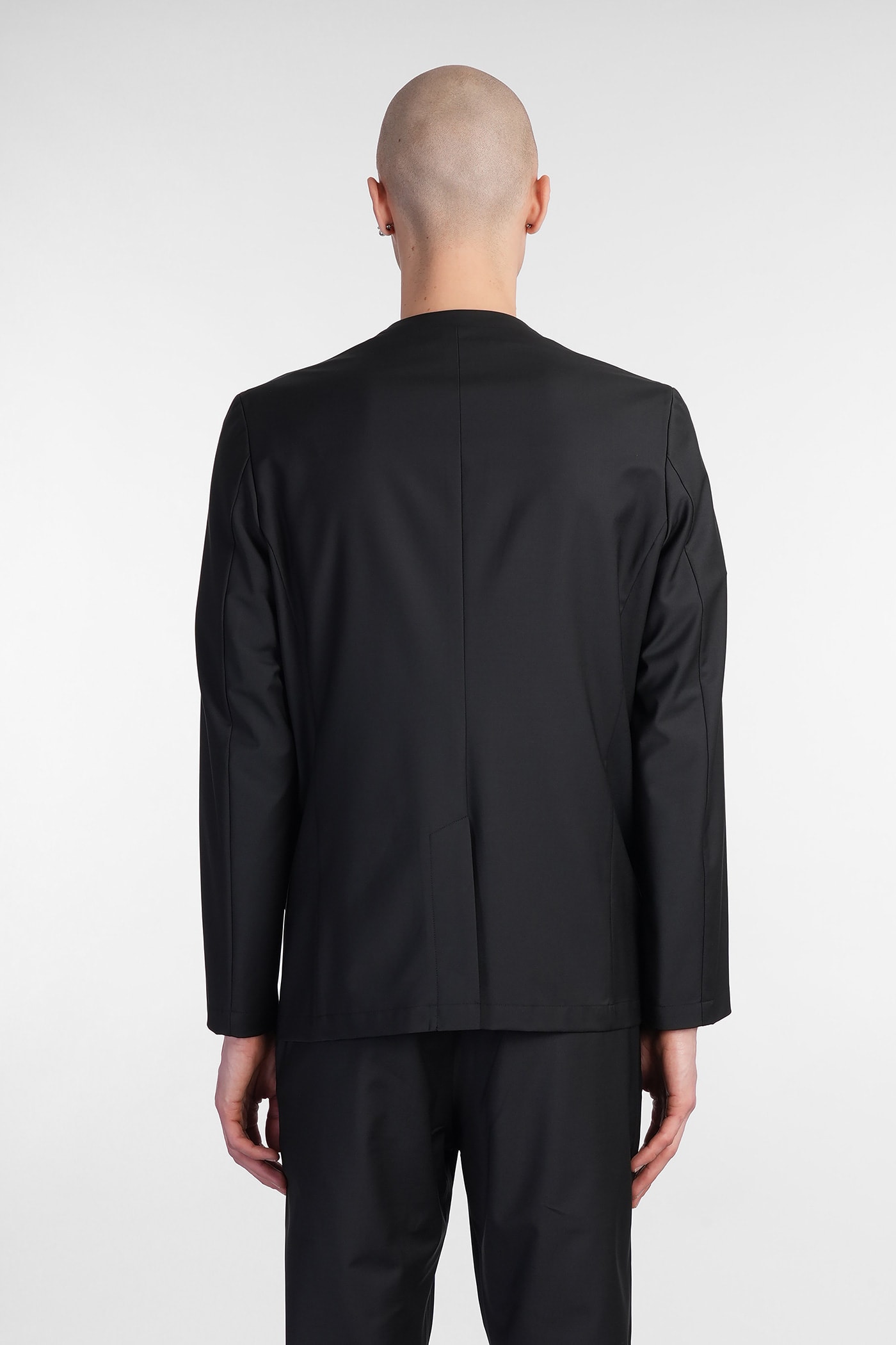 Attachment Blazer In Blue Polyester In Black