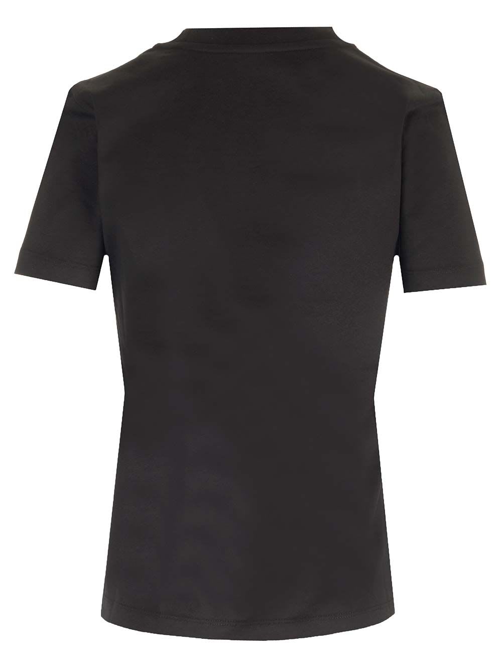 Shop Moncler Basic T-shirt In Black