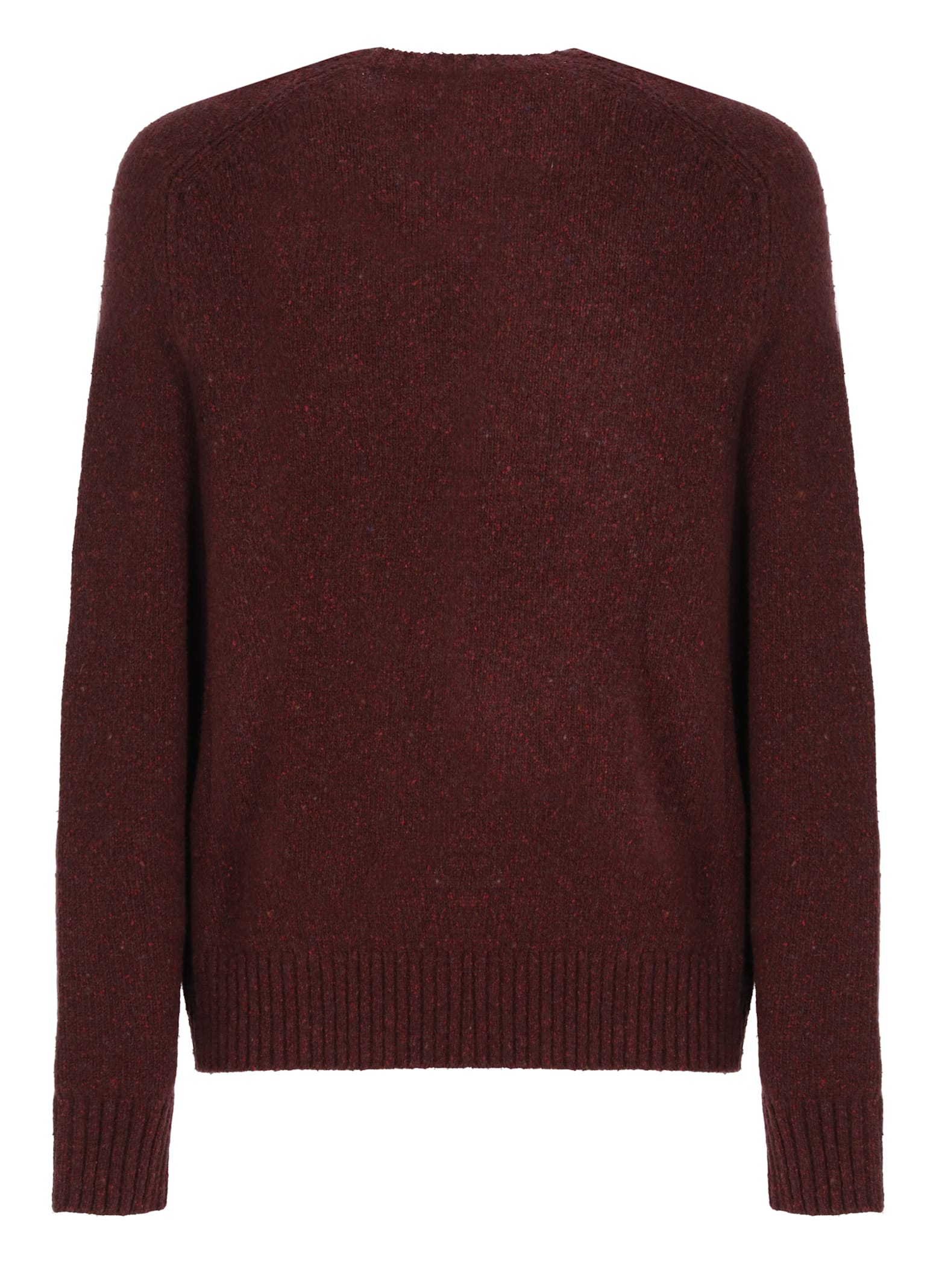 Shop Ralph Lauren Pony Sweater In Bordeaux