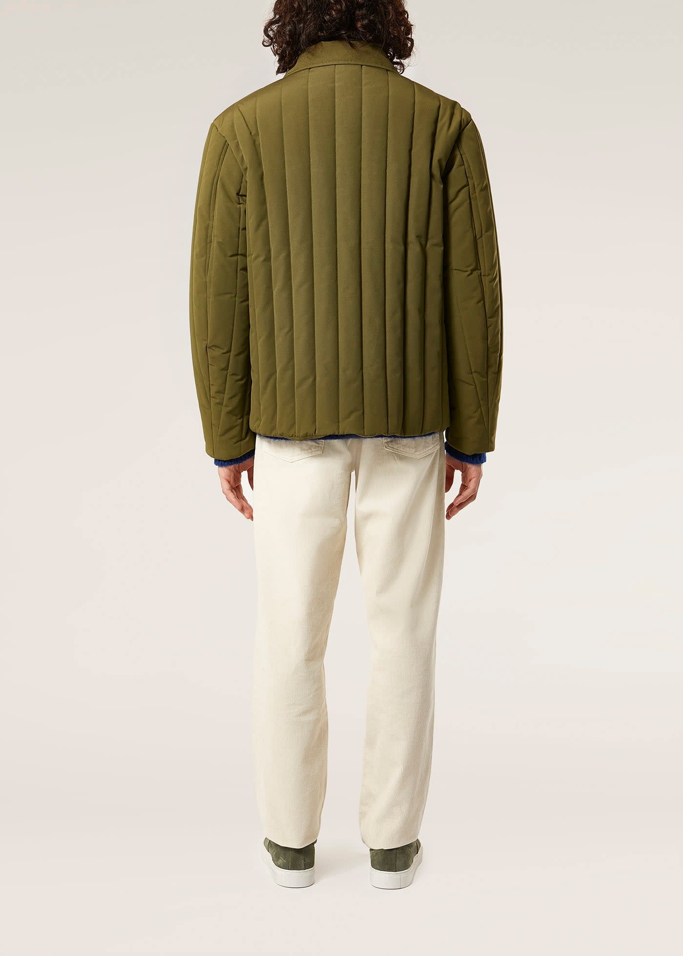 Doppiaa Aaderbale Nylon Padded Jacket In Green