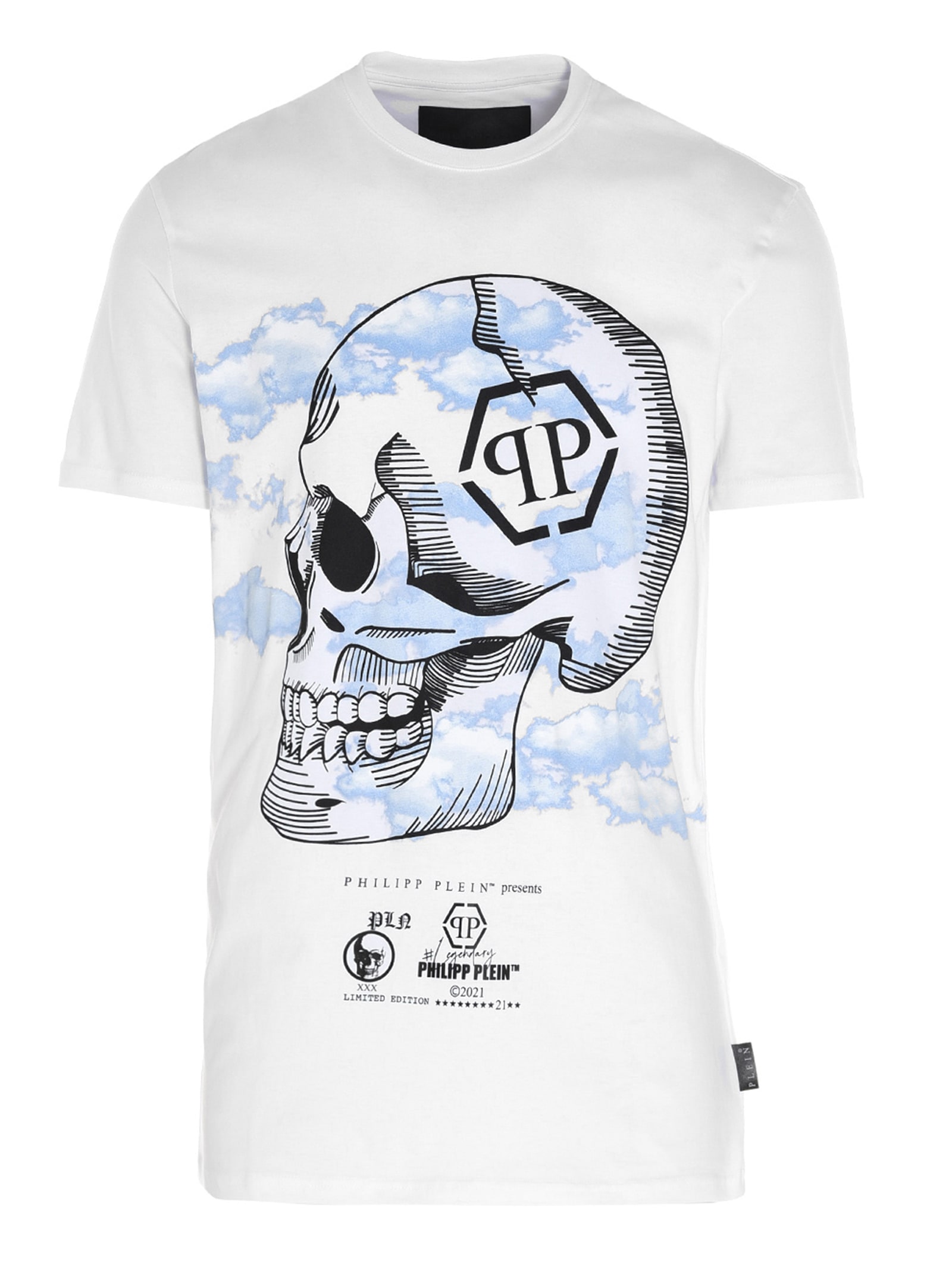 Philipp Plein clouds Skull T-shirt