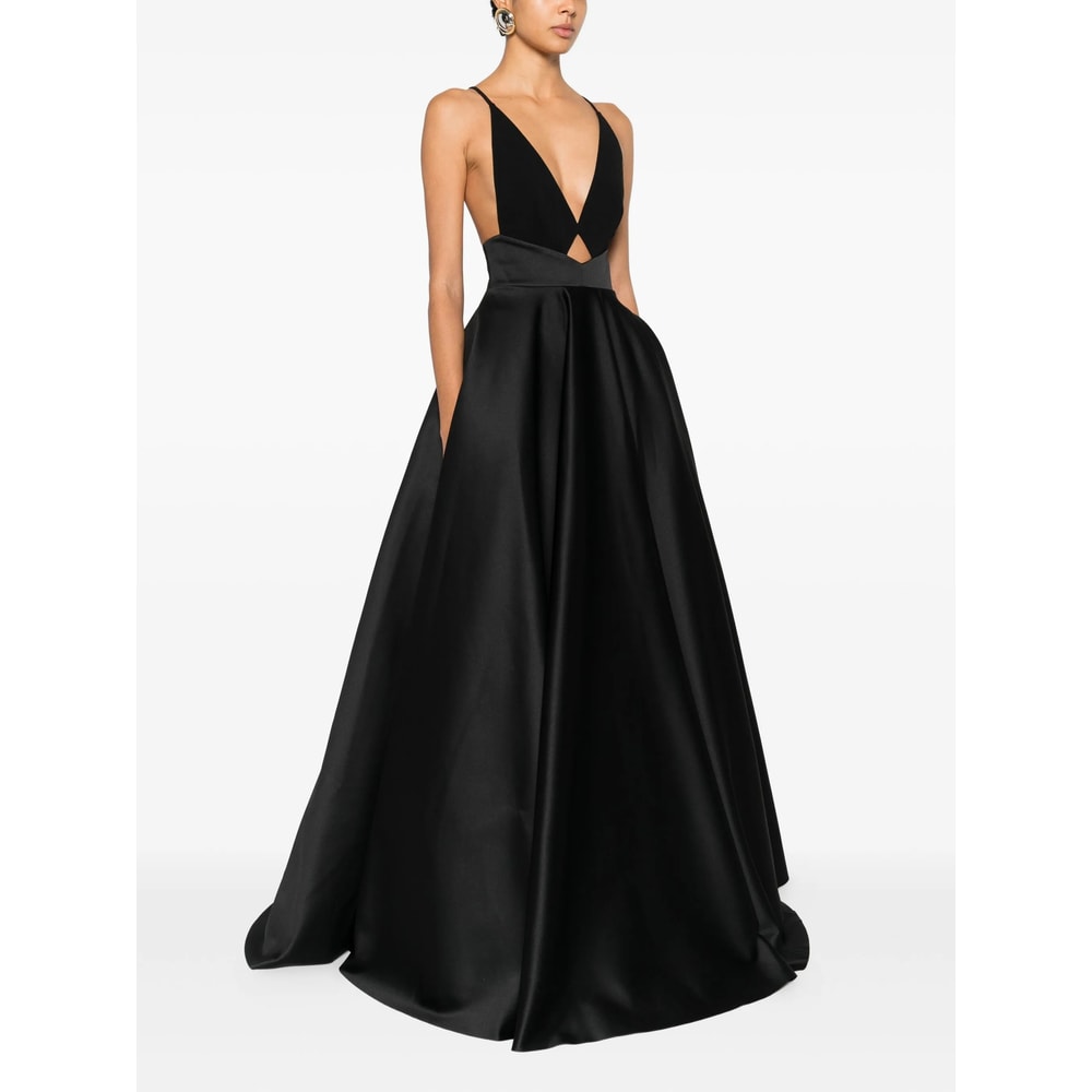 Solace London Dress In Black