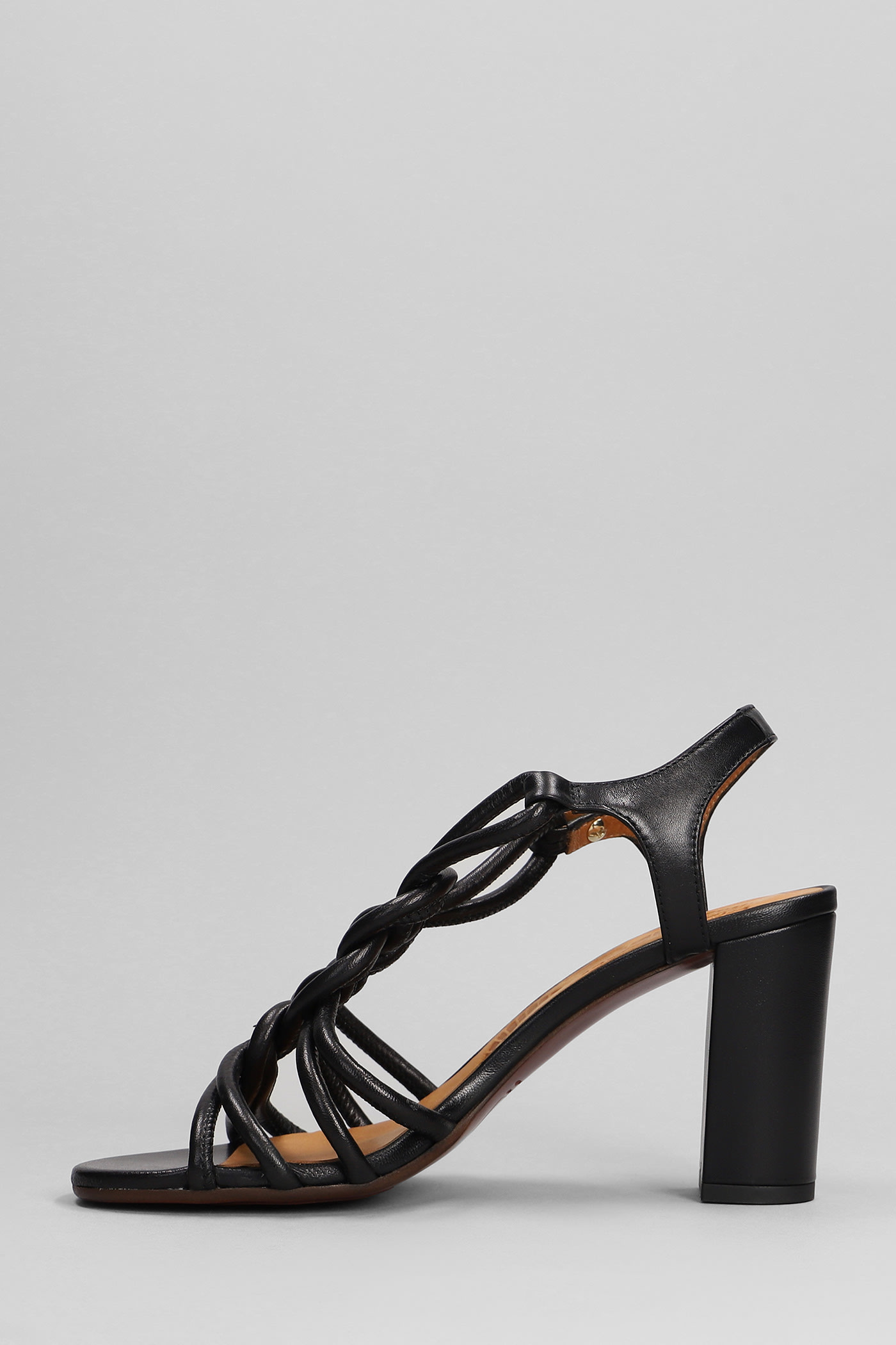 Shop Chie Mihara Bane Sandals In Black Leather