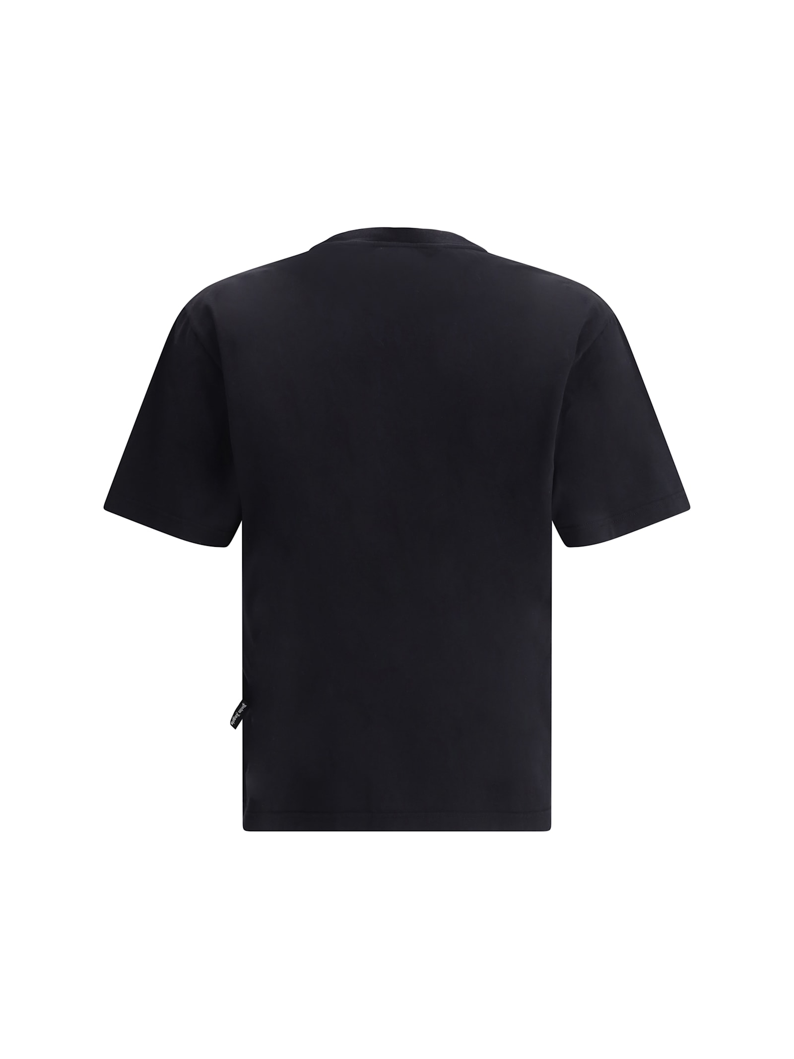 Palm Angels Burning Oasis Slim Fit Graphic T-shirt In Black - Multicolor
