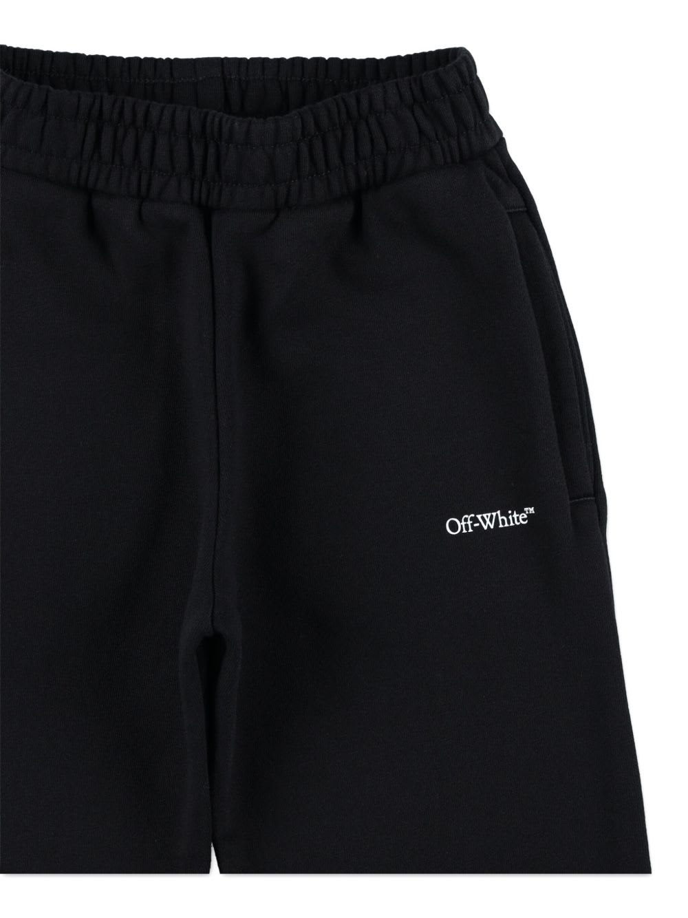 Off-white Off White Kids Black Jogging Pants In Black