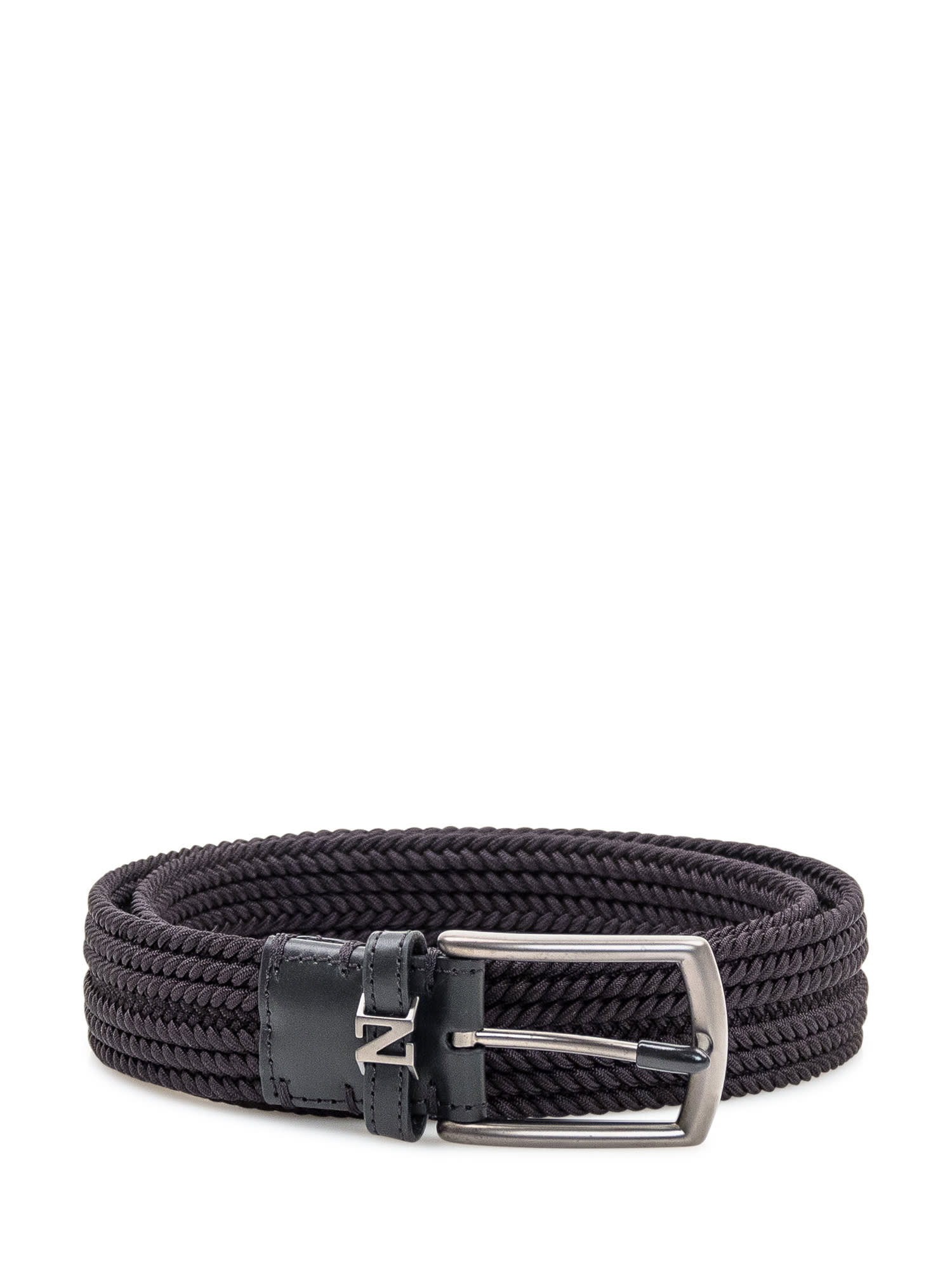 Shop Zegna Belt In Black