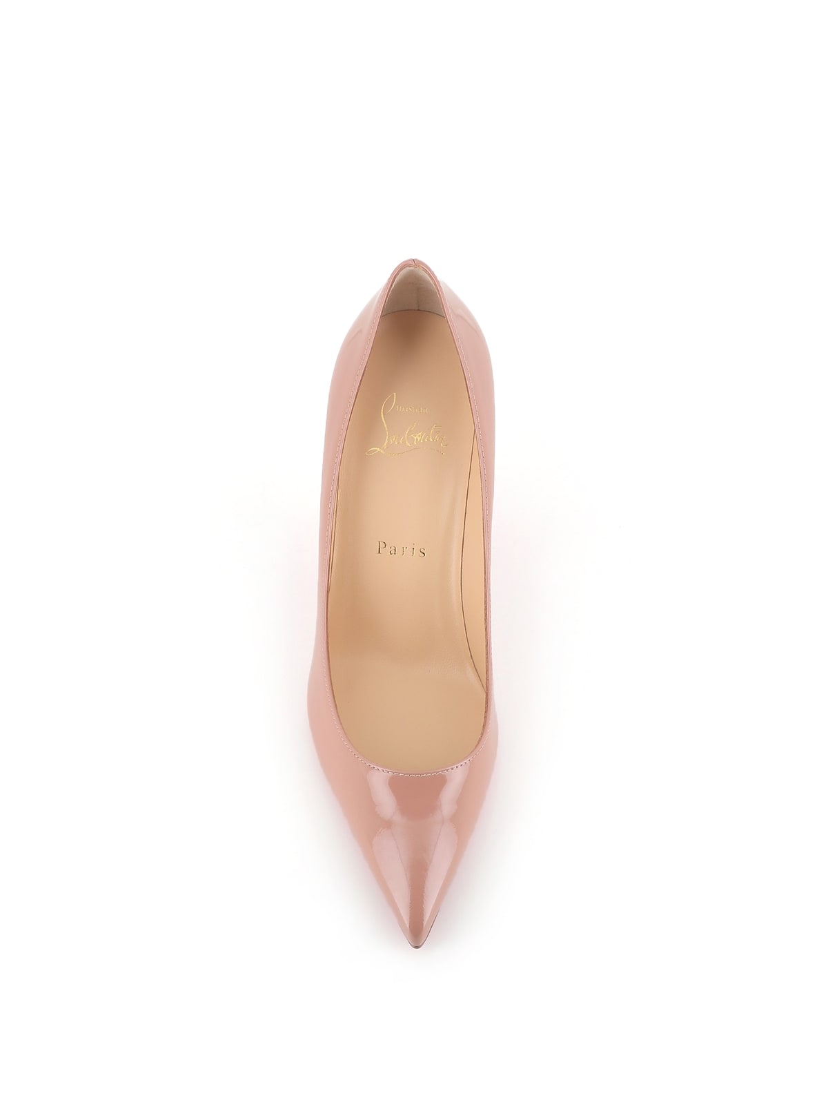 Shop Christian Louboutin Décolletè Kate 85 In Nude