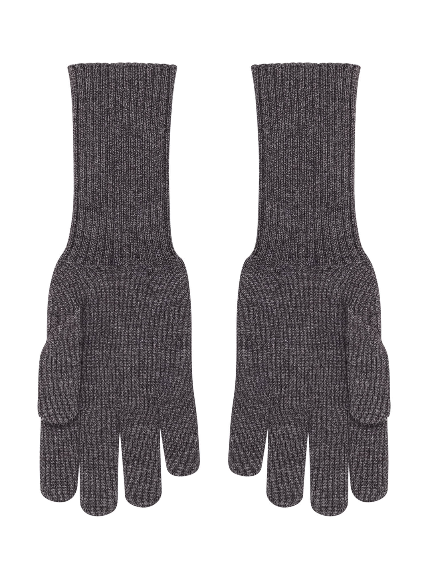 Shop Marine Serre Long Gloves In Stone Grey