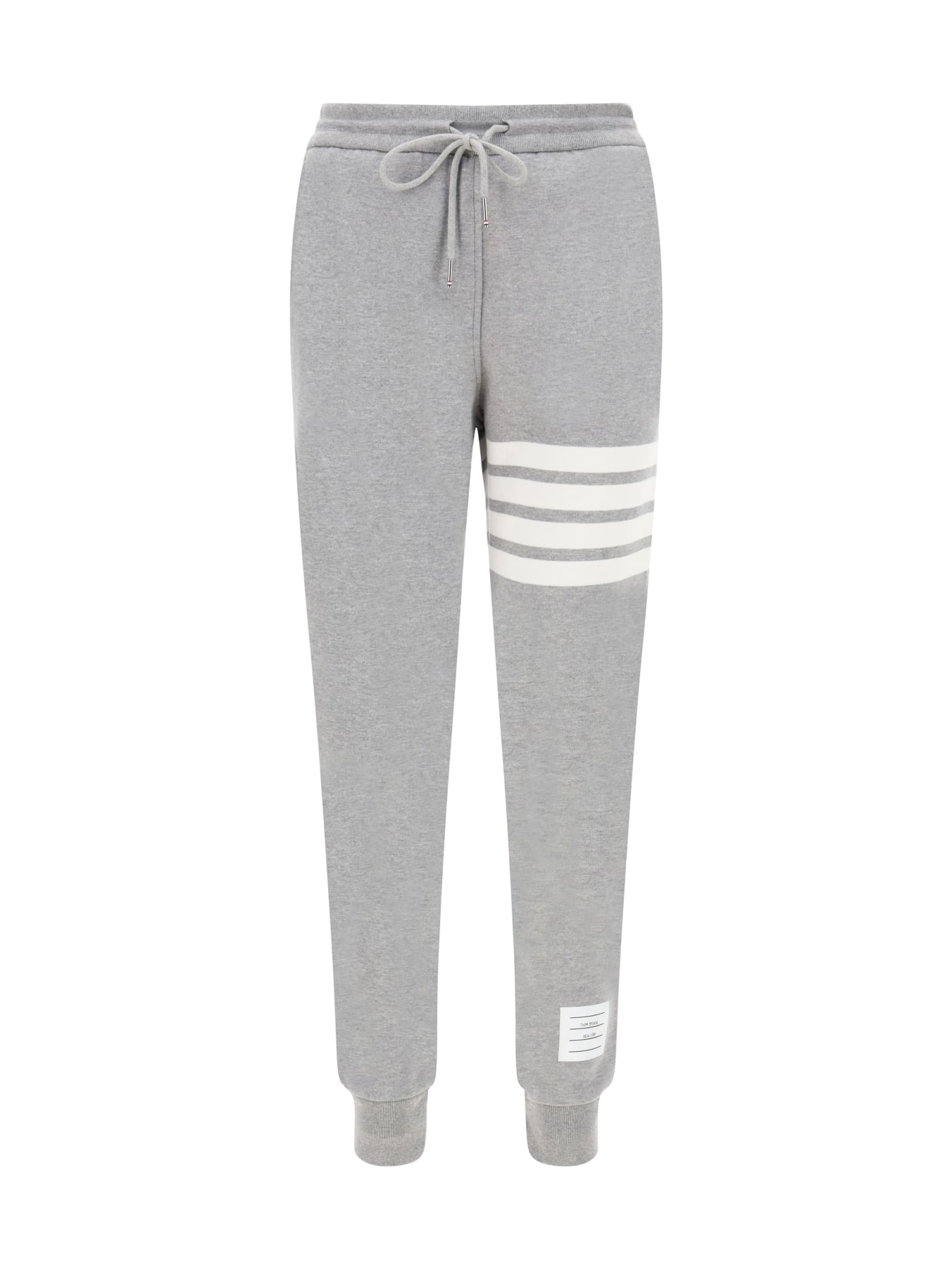Shop Thom Browne Sweatpants In Lt Grey