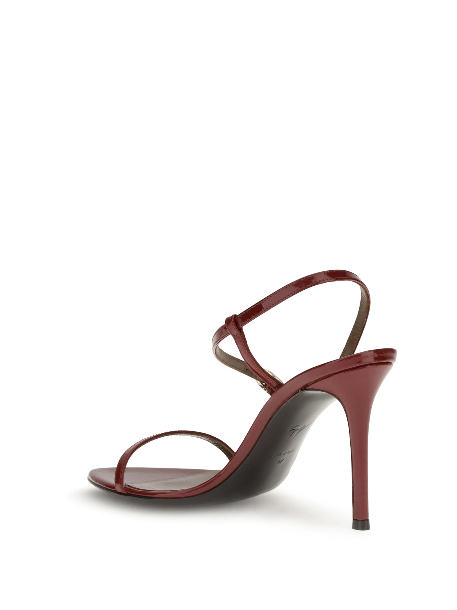 Giuseppe Zanotti 90mm Buckle-detail Stiletto Sandals In Red