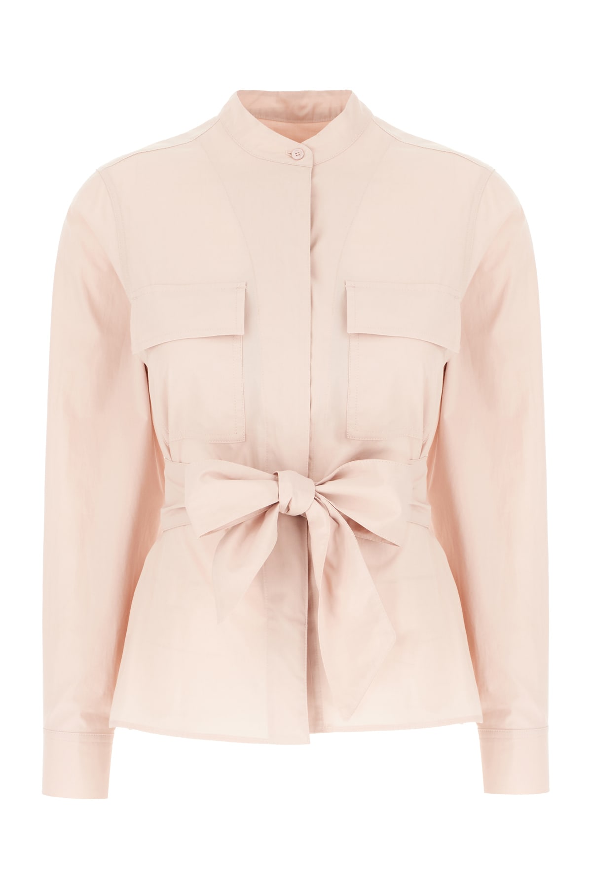 Pastel Pink Poplin Blouse