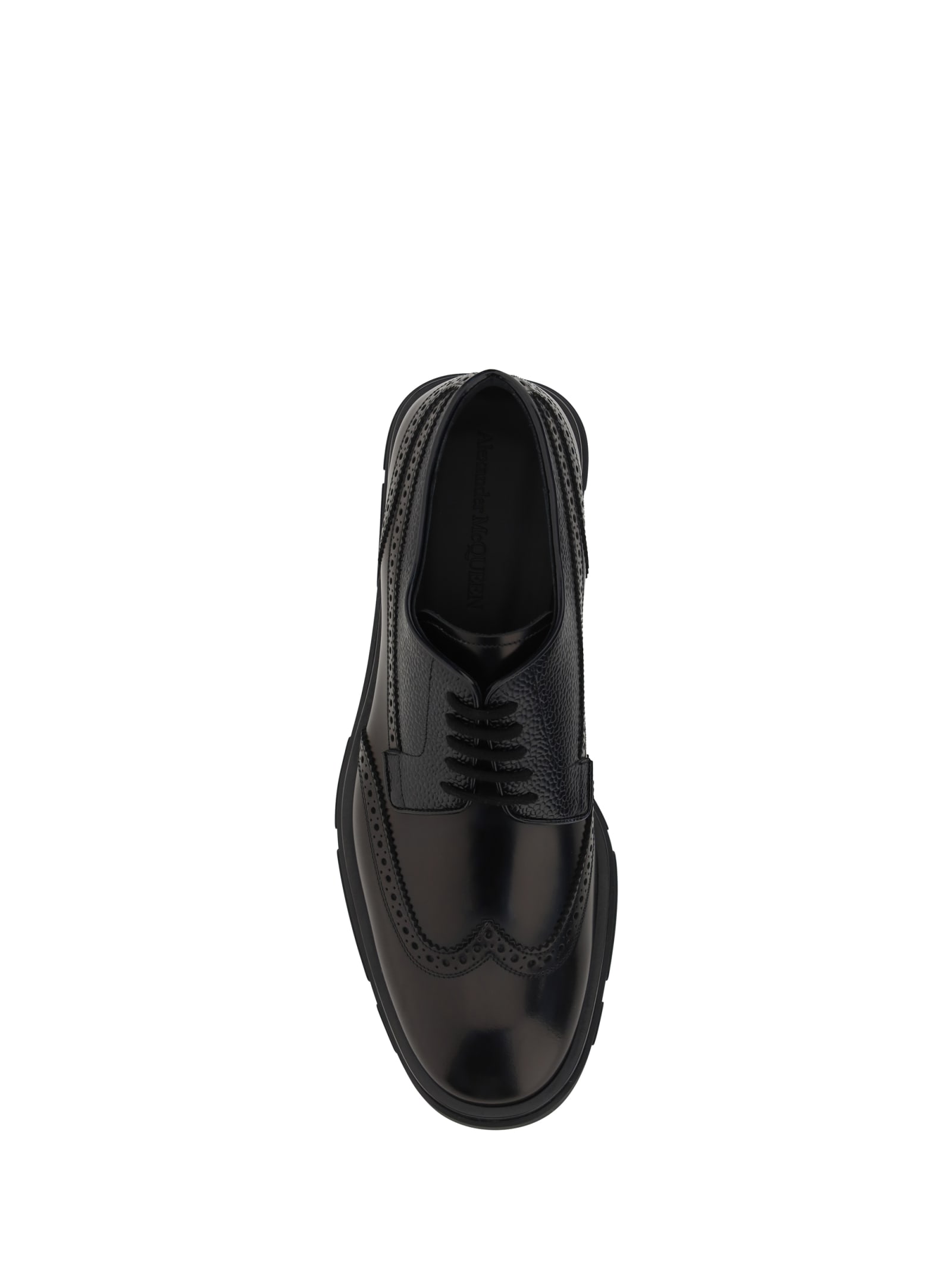 Shop Alexander Mcqueen Lace-up Shoes In Black