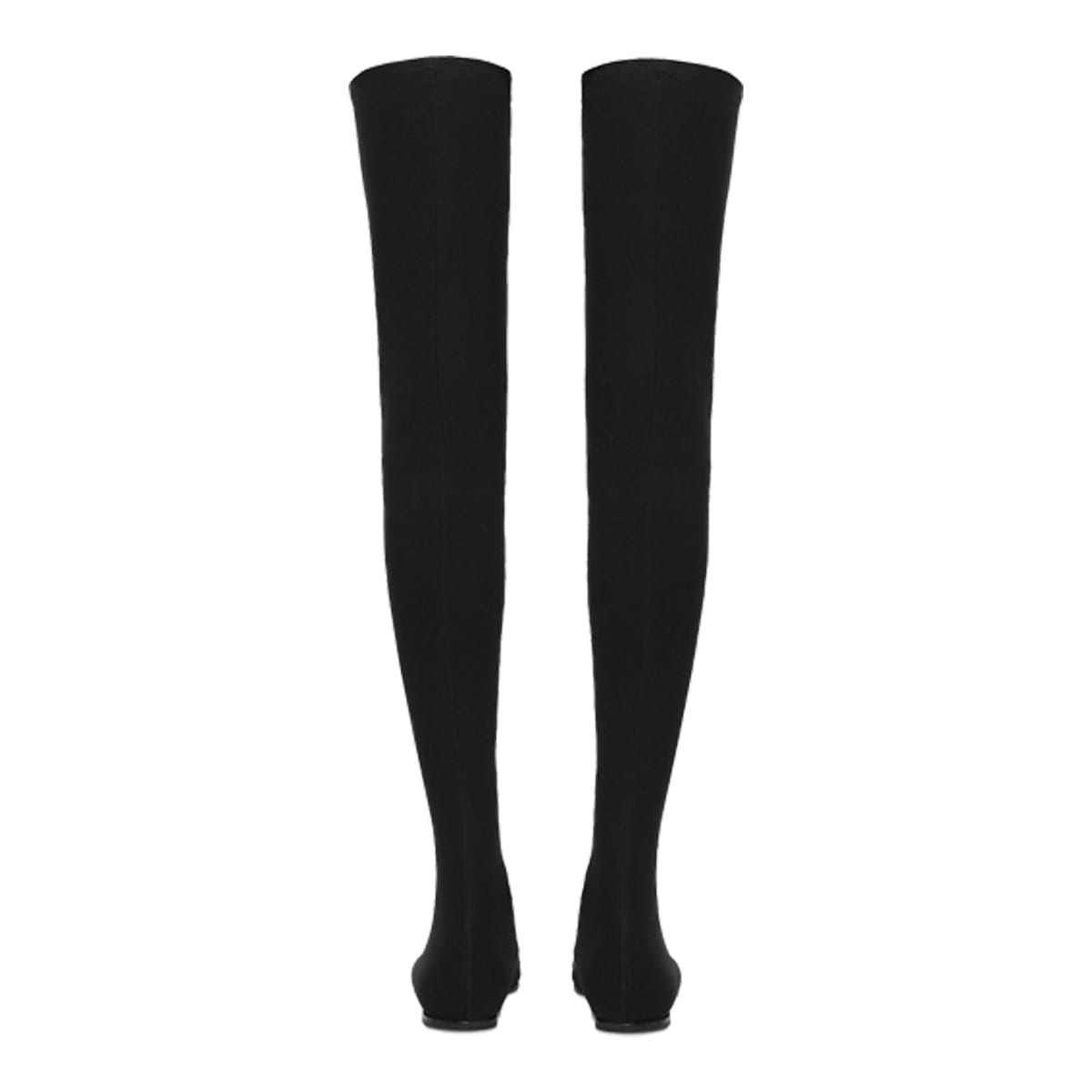 Shop Dolce & Gabbana Thigh-high Boots In Black