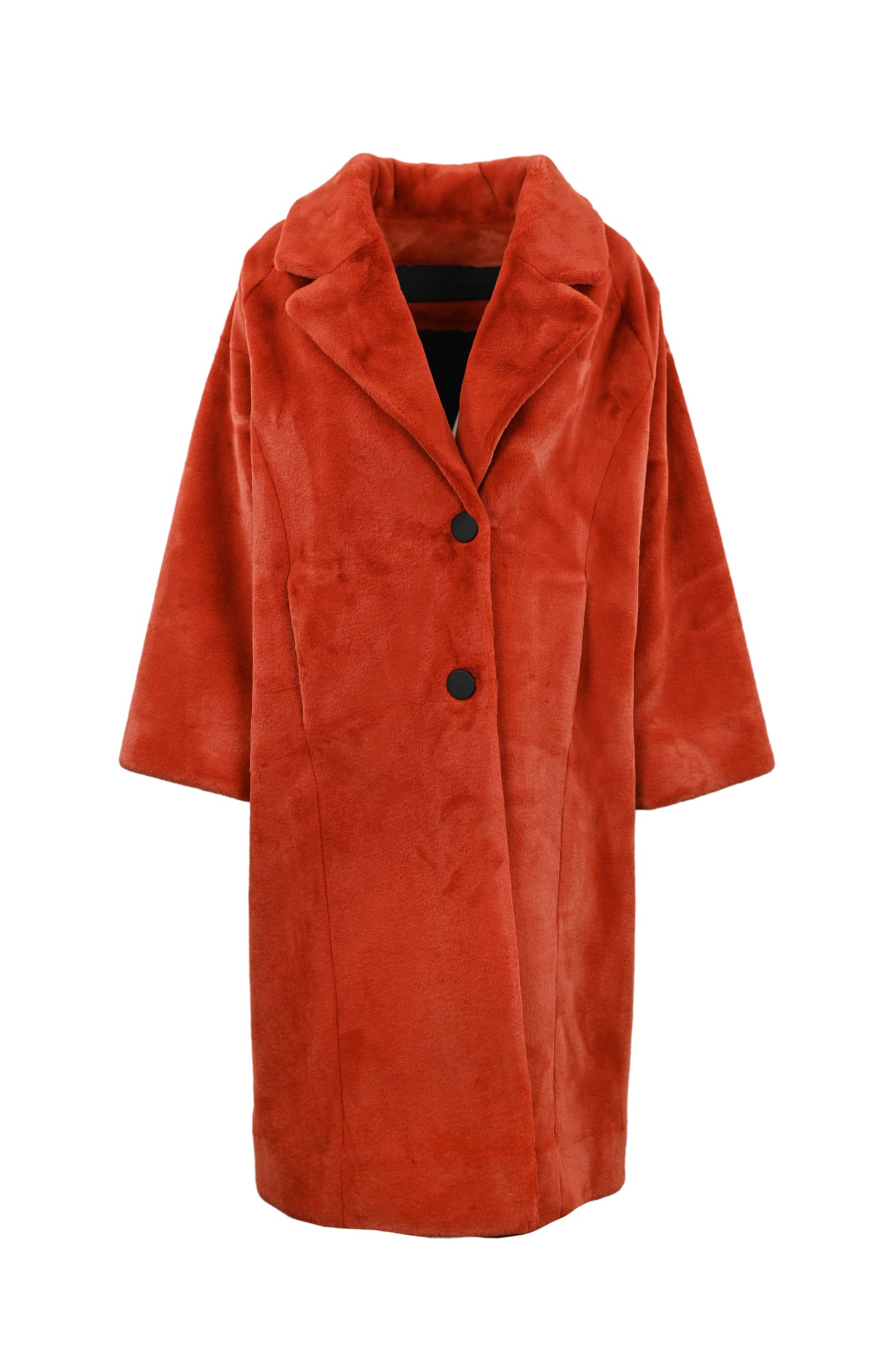 RRD - Roberto Ricci Design Jkt Eco Fur Kimono Coat Lady